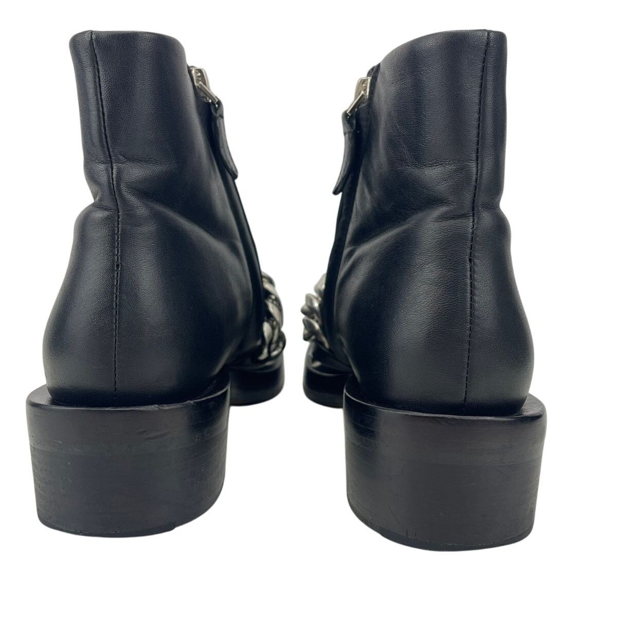 Givenchy GIVENCHY Leather Chain Combat Ankle Zip Boot (36) Y2K Paris Size US 6 / IT 36 - 5 Thumbnail