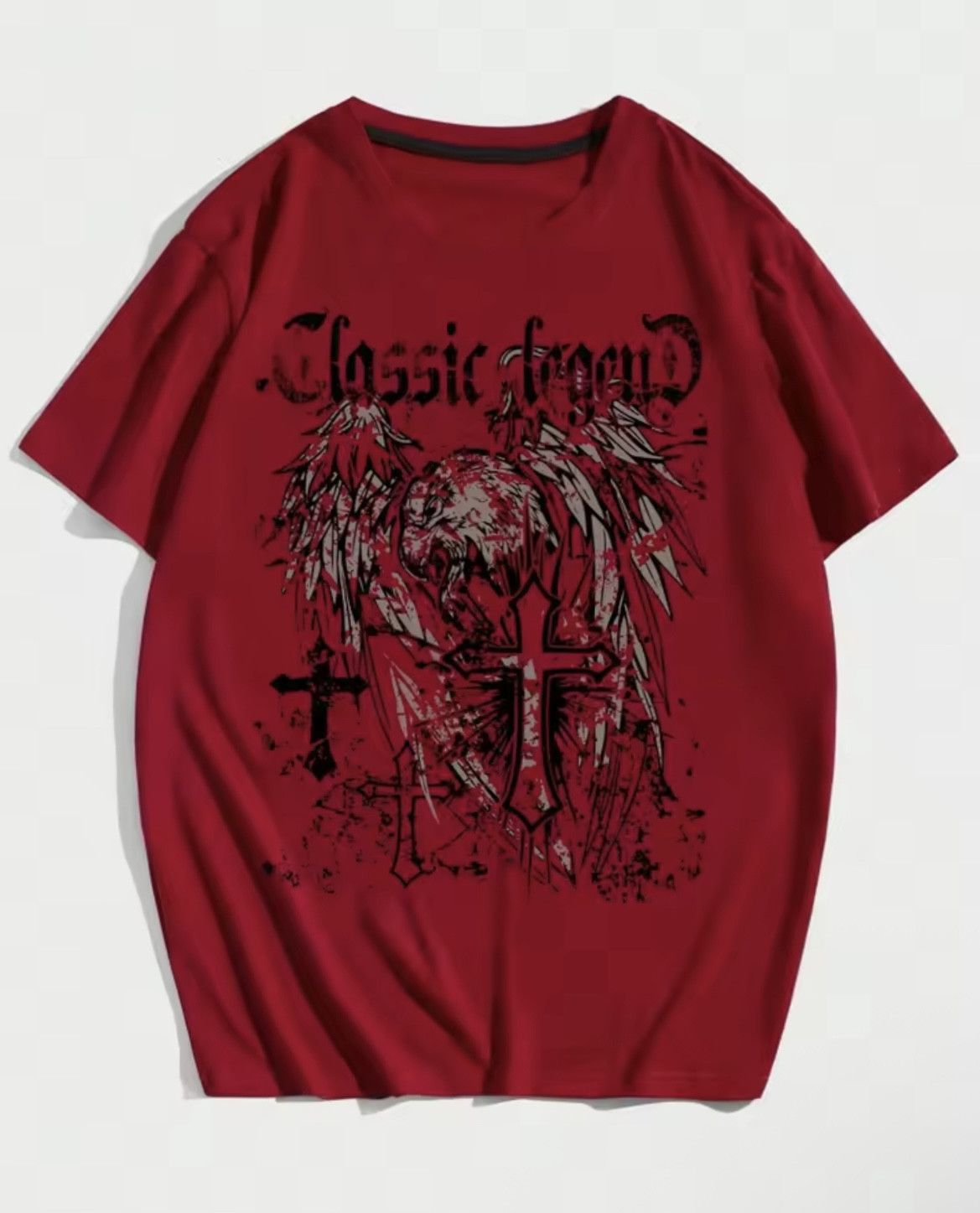 Other Y2K Streetwear Goth Fashion Red T-Shirt Punk Graphic Tee Size US XL / EU 56 / 4 - 1 Thumbnail