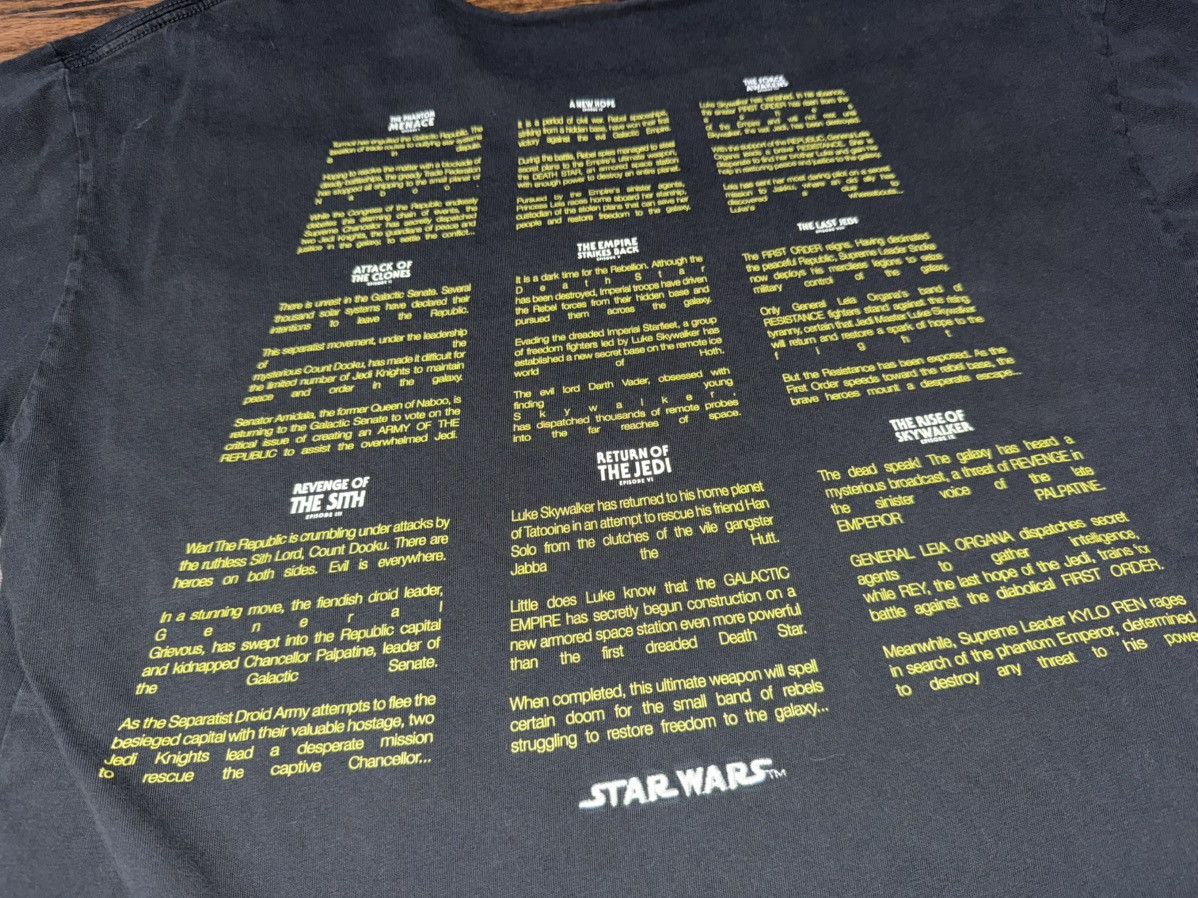 Kith × Star Wars Kith Star Wars Credits Vintage Tee Black Size Medium Cropped Size US M / EU 48-50 / 2 - 5 Thumbnail