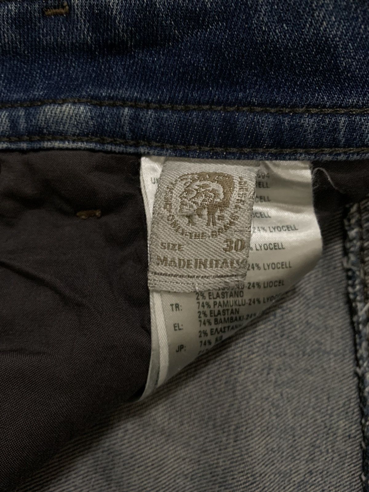 Diesel Diesel Industry Akee Mud Wash Distressed Grunge Jeans Size US 32 / EU 48 - 22 Thumbnail
