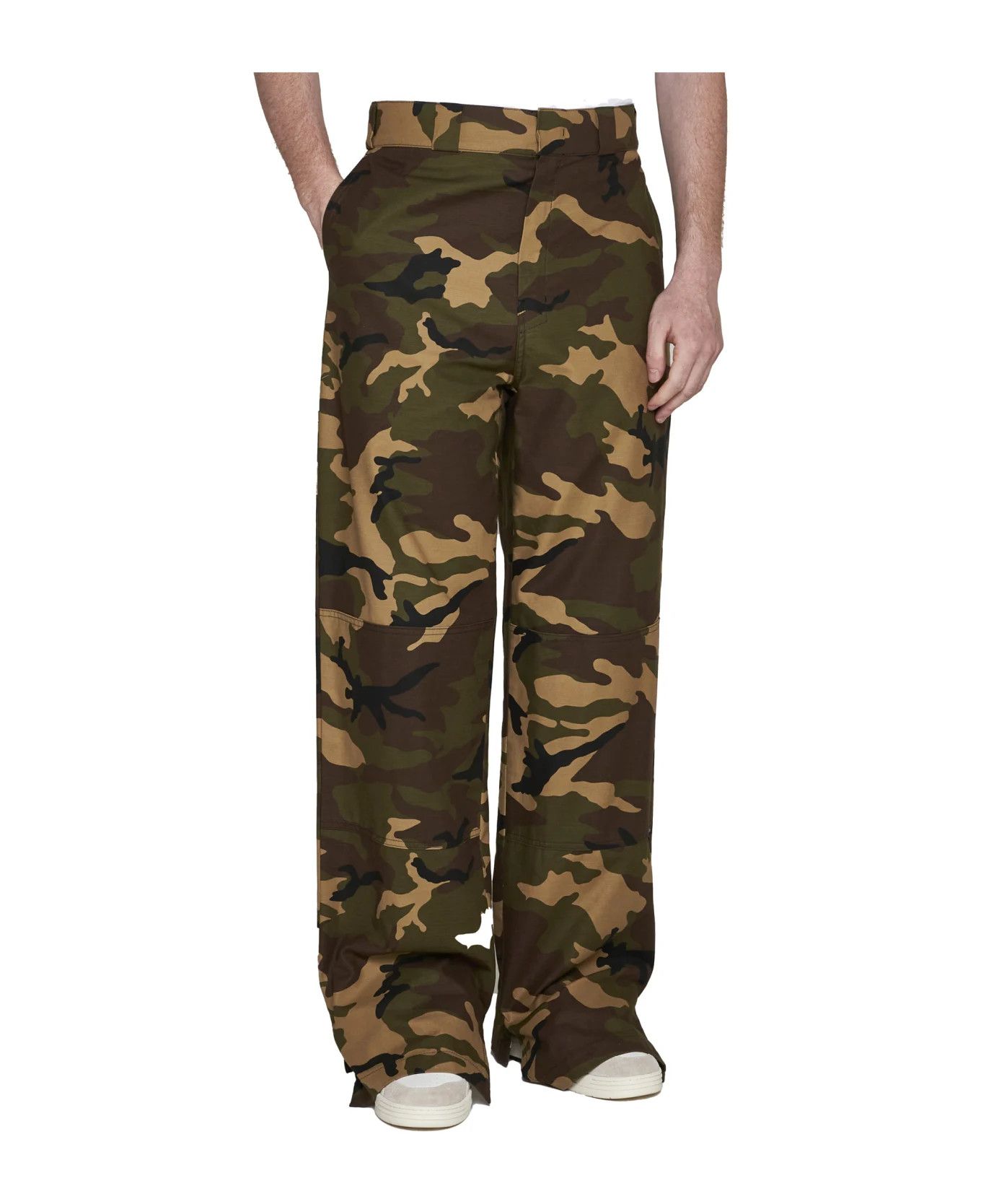 Palm Angels o1y0325 Cargo Pant in Military Green Size US 30 / EU 46 - 2 Thumbnail