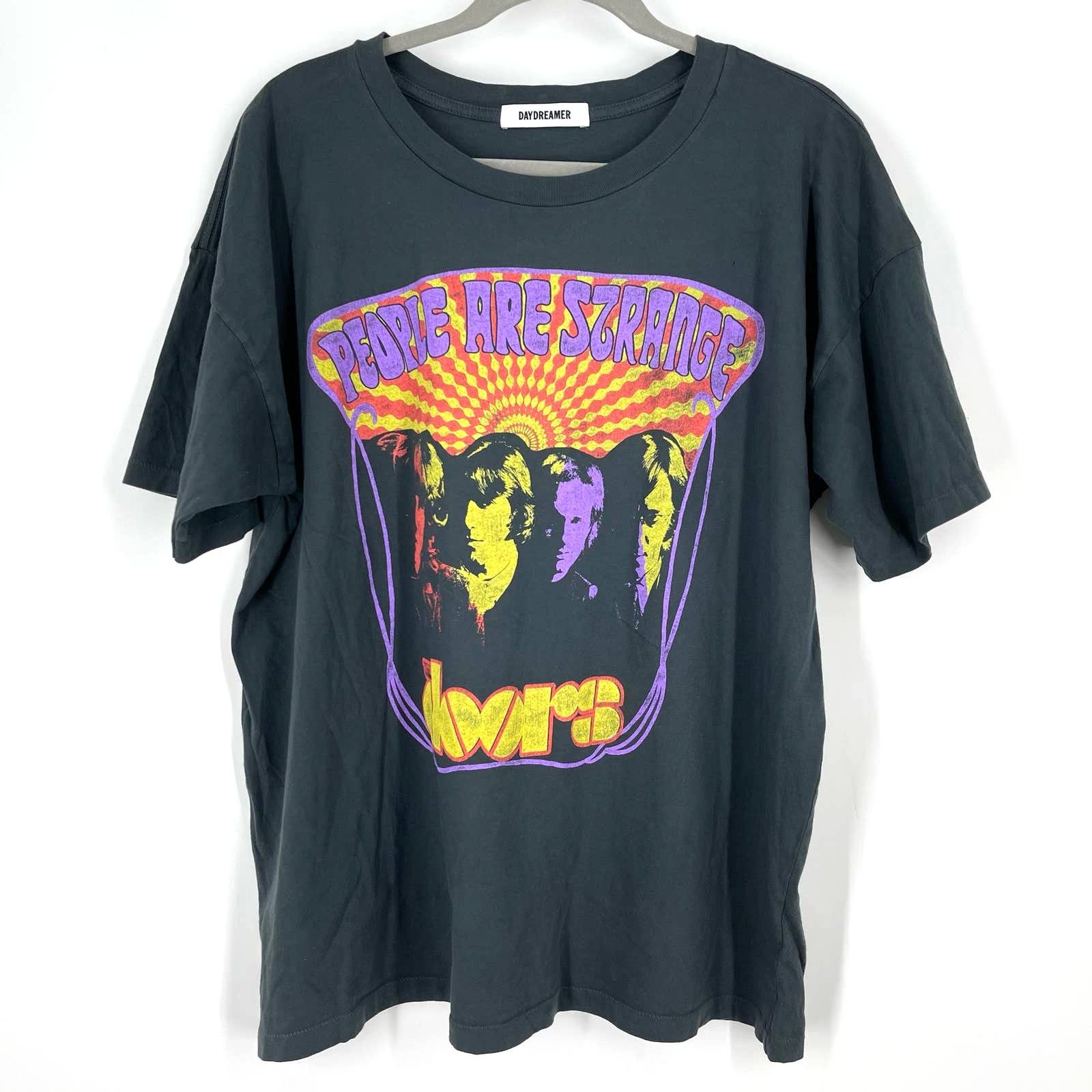 Daydreamer Daydreamer The Doors When You're Strange Merch Tee Black Size M / US 6-8 / IT 42-44 - 7 Thumbnail