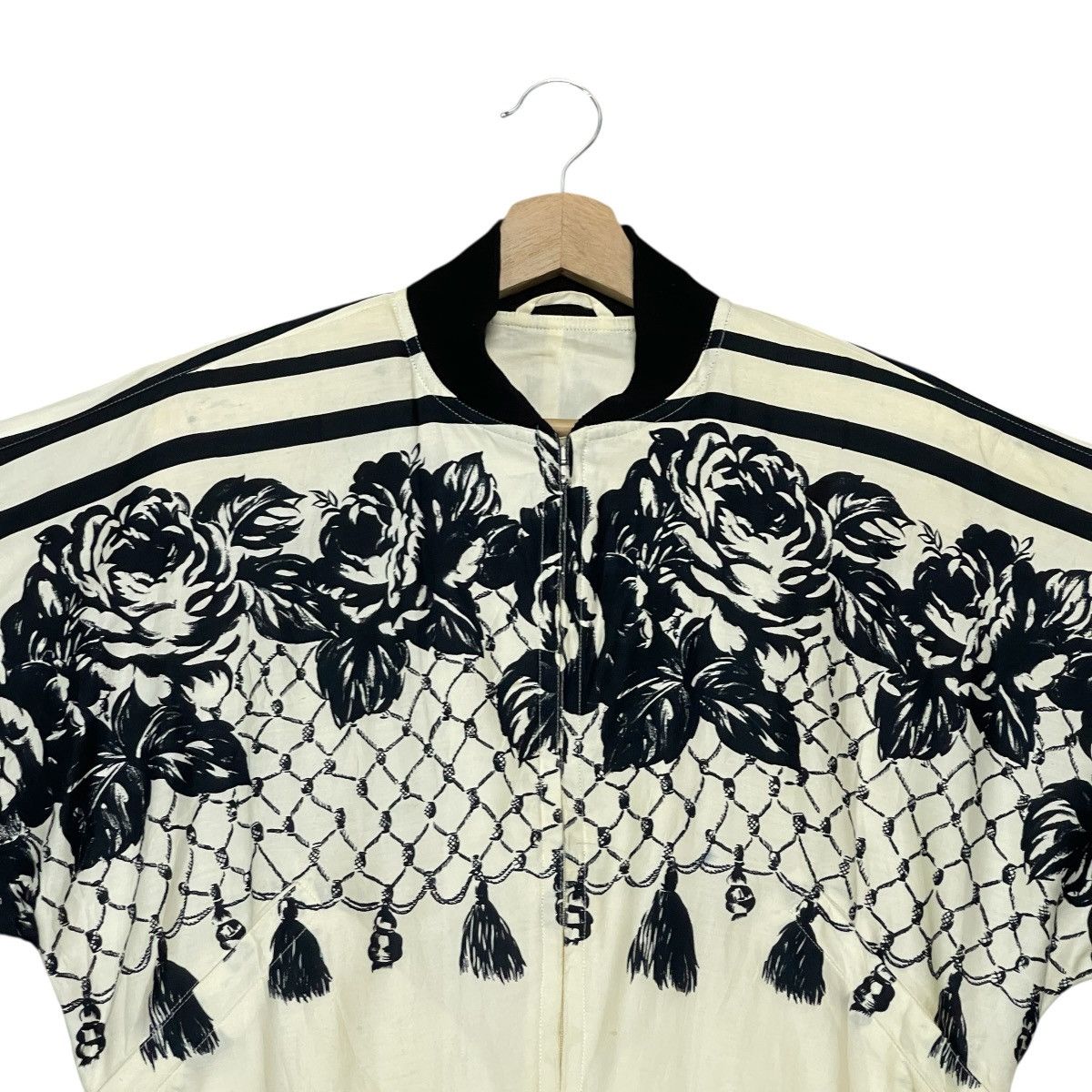 Versace ‼️LASTDROP‼️Vtg 80s Gianni Versace Lampo Zipper Floral Bomber Size US L / EU 52-54 / 3 - 6 Thumbnail