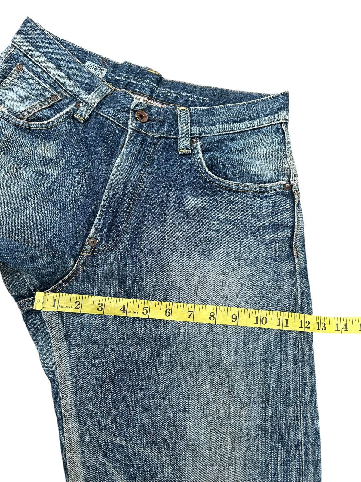 Kapital Vintage Edwin 505 Half Selvedge Distressed Dirty Denim Jeans Size US 30 / EU 46 - 19 Thumbnail