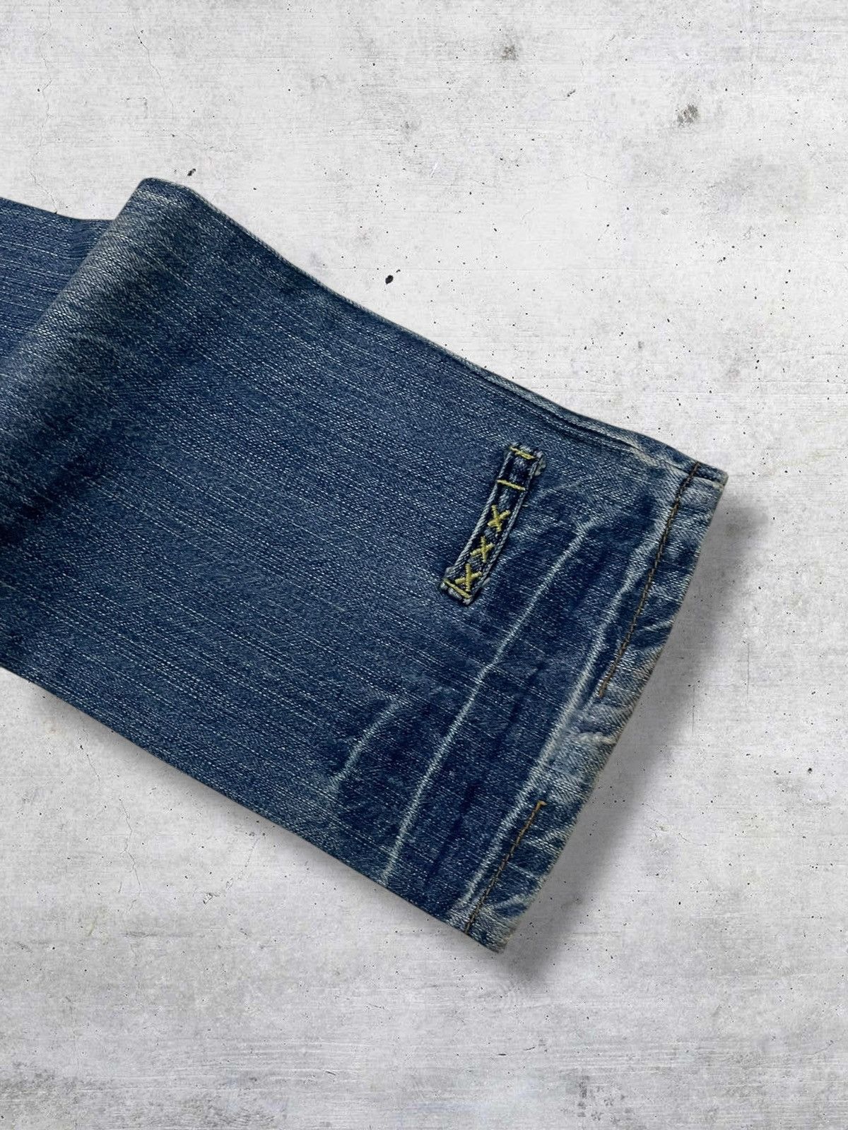 Japanese Brand VINTAGE WAVELIST JAPAN DESIGNER 90S DISTRESSED STREET DENIM Size US 27 - 16 Thumbnail