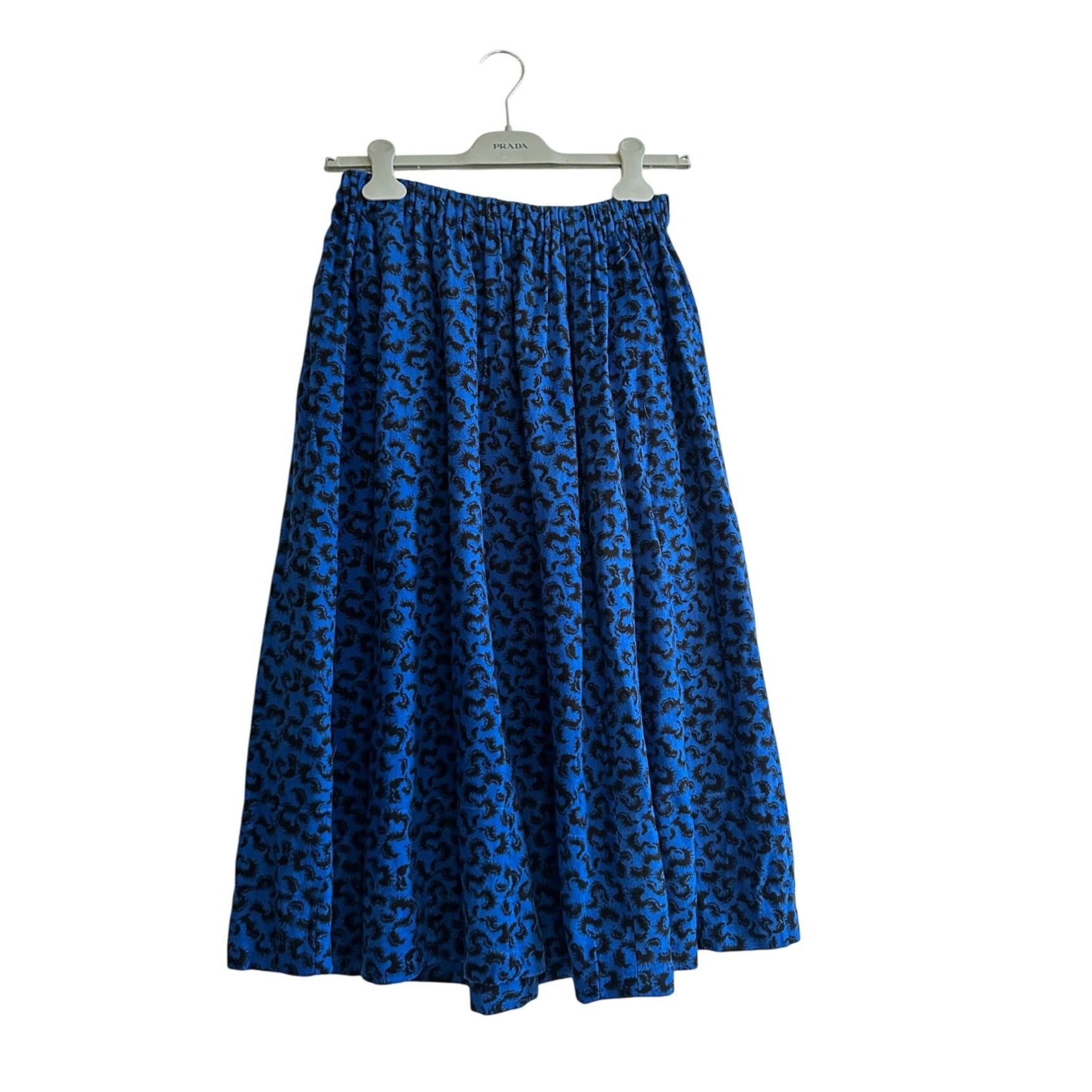 Comme Des Garcons Comme Des Garçons Corset-Front A Line Skirt, A/w 2001, S in Blue, Women's (Size 23)