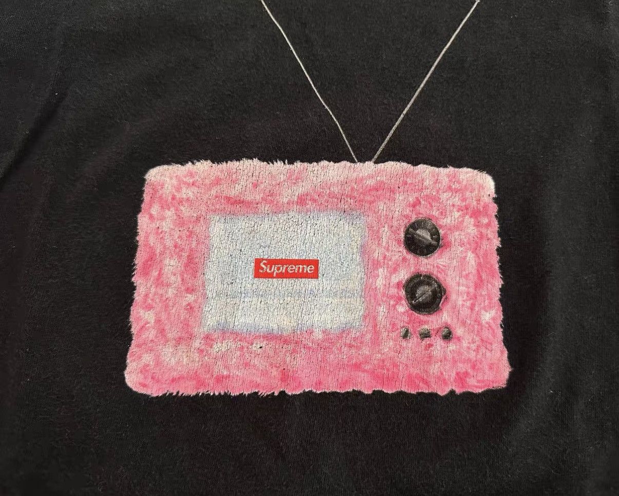 Supreme Supreme SS18 TV Tee Black Black casual short sleeve tee Size US L / EU 52-54 / 3 - 4 Thumbnail