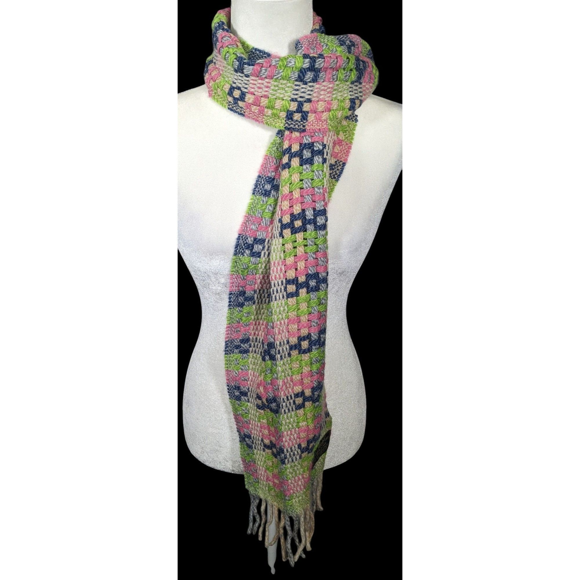 Other Rainbow Lamb's Wool Fringed Italian Scarf Size ONE SIZE - 2 Thumbnail