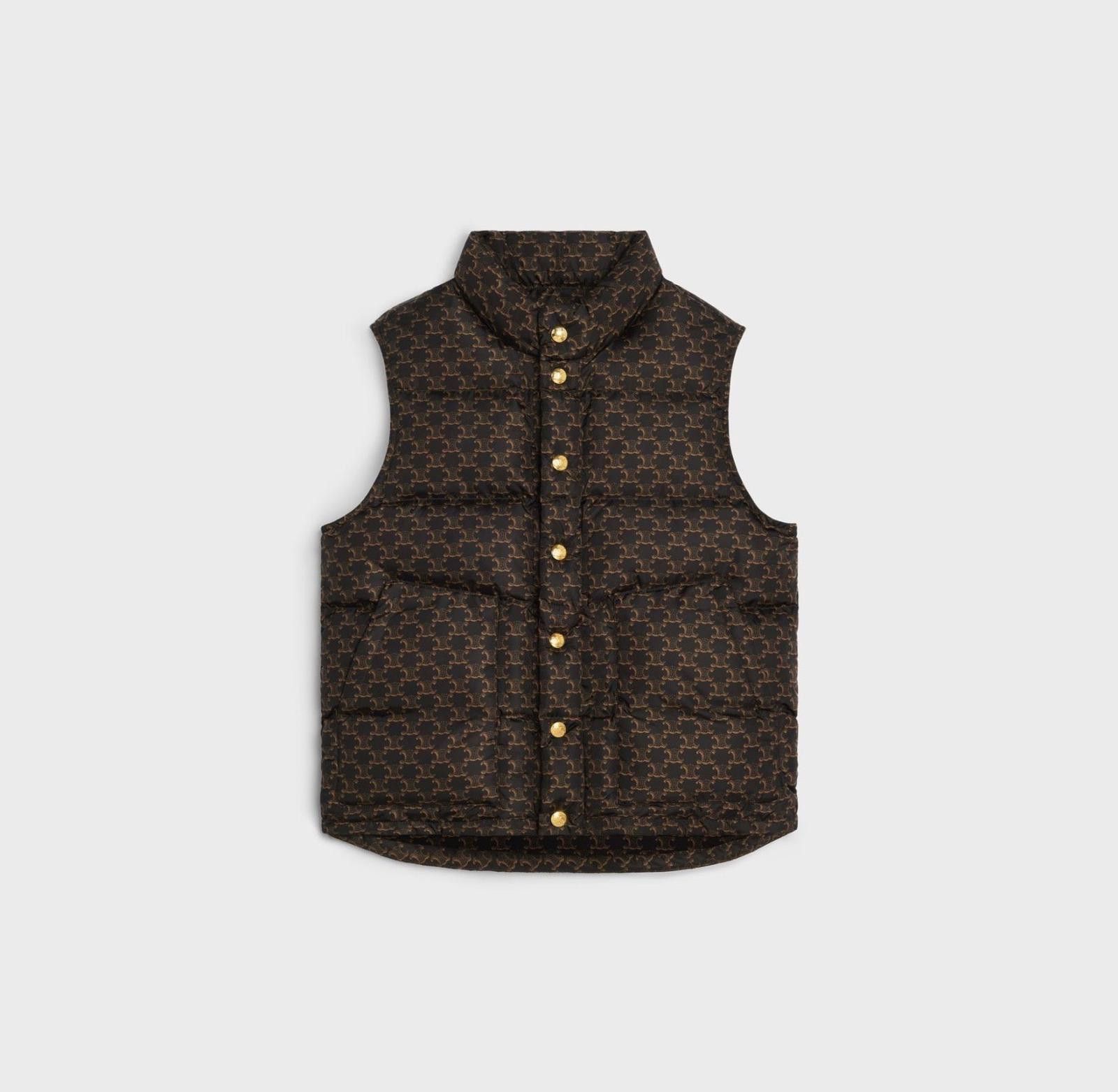 Celine Celine Quilted Vest Size ONE SIZE - 1 Thumbnail