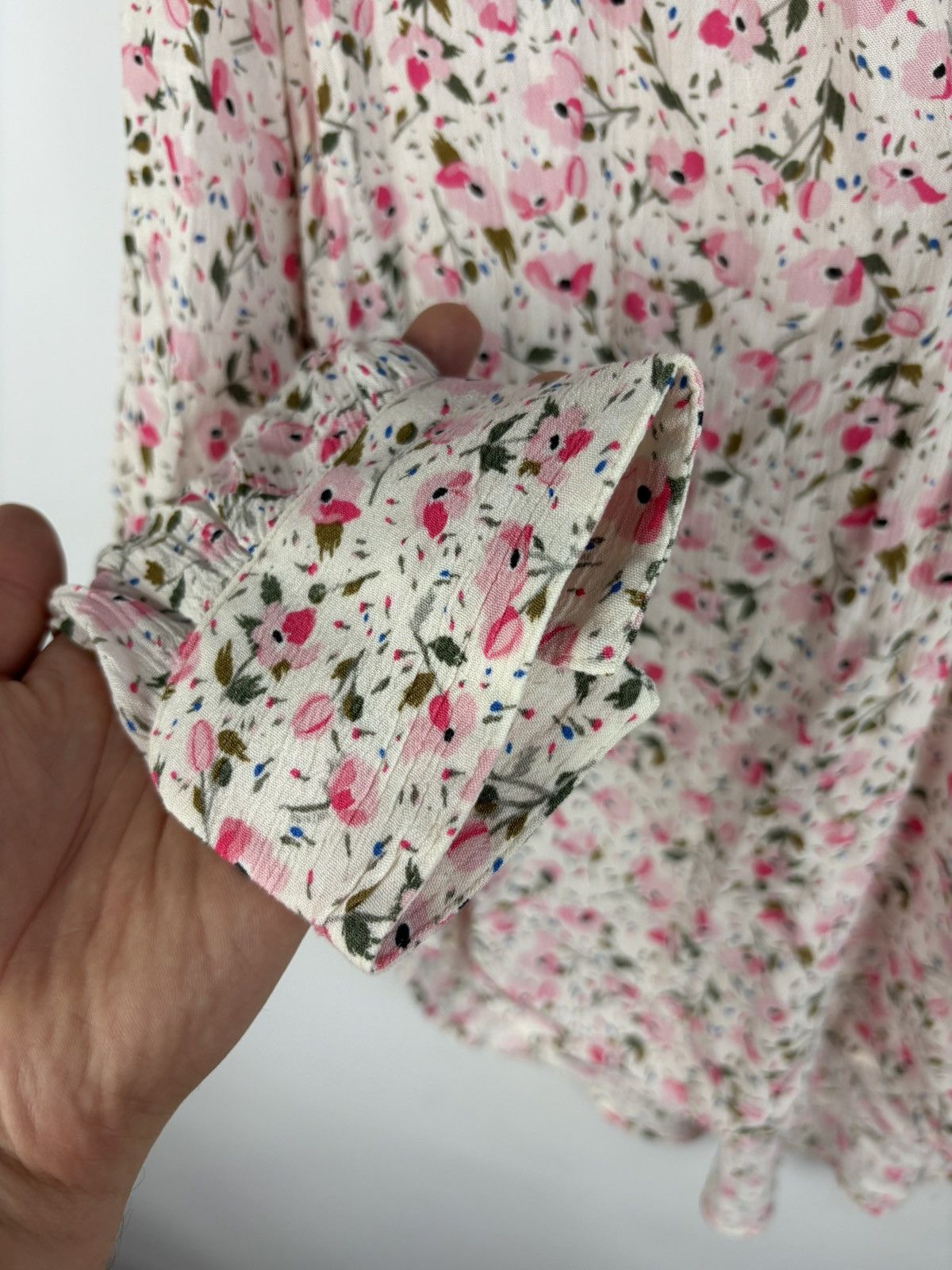 Zadig & Voltaire Zadig & Voltaire Blouse Women's Floral Print Trimmed Blouse Size S / US 4 / IT 40 - 9 Thumbnail