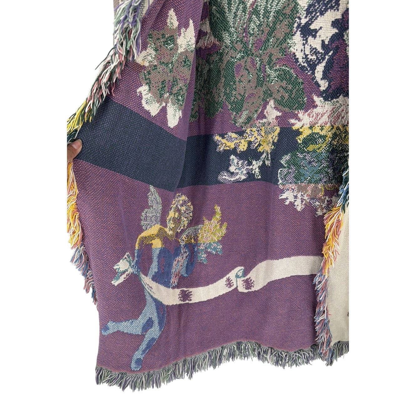 Other Vintage All in the Bag Coat tapestry blanket 90s cherub sz L Size XL / US 12-14 / IT 48-50 - 5 Thumbnail