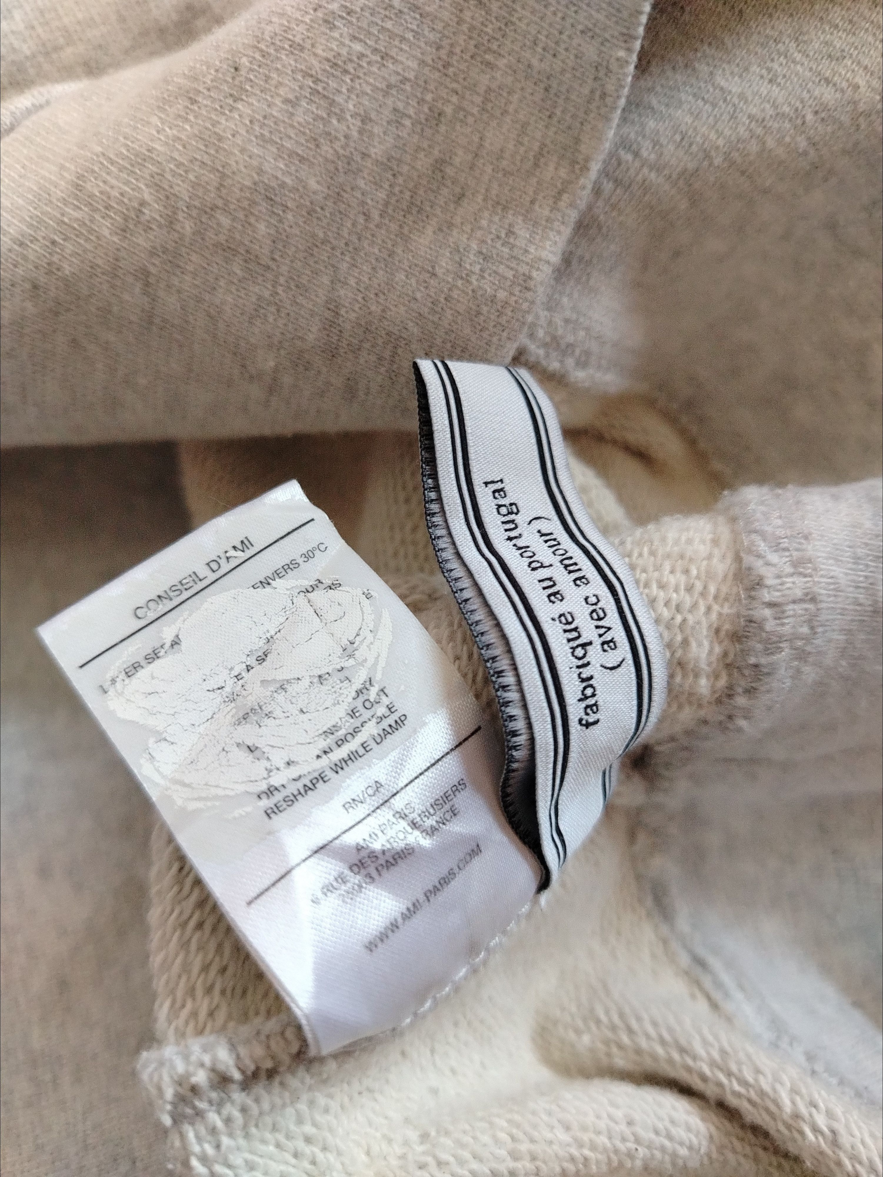 AMI AMI Paris Ami de Coeur Crewneck Sweatshirt (Grey) Size US M / EU 48-50 / 2 - 9 Thumbnail
