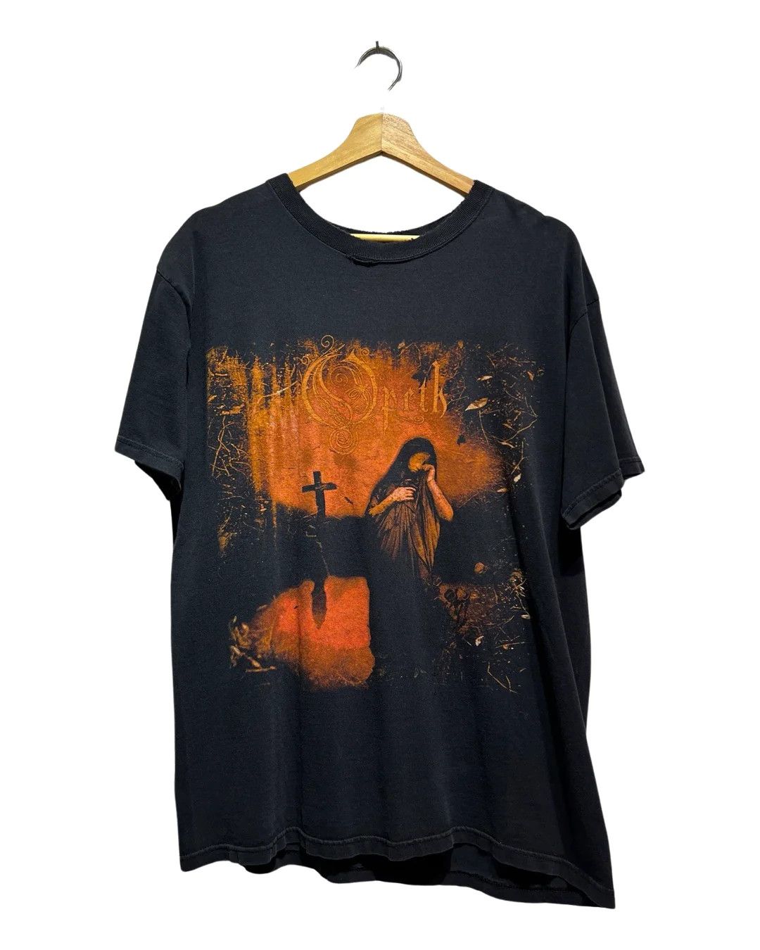 image of Band Tees x Vintage 2000 Opeth Still Life Double Sided Tee in Black, Men's (Size XL)