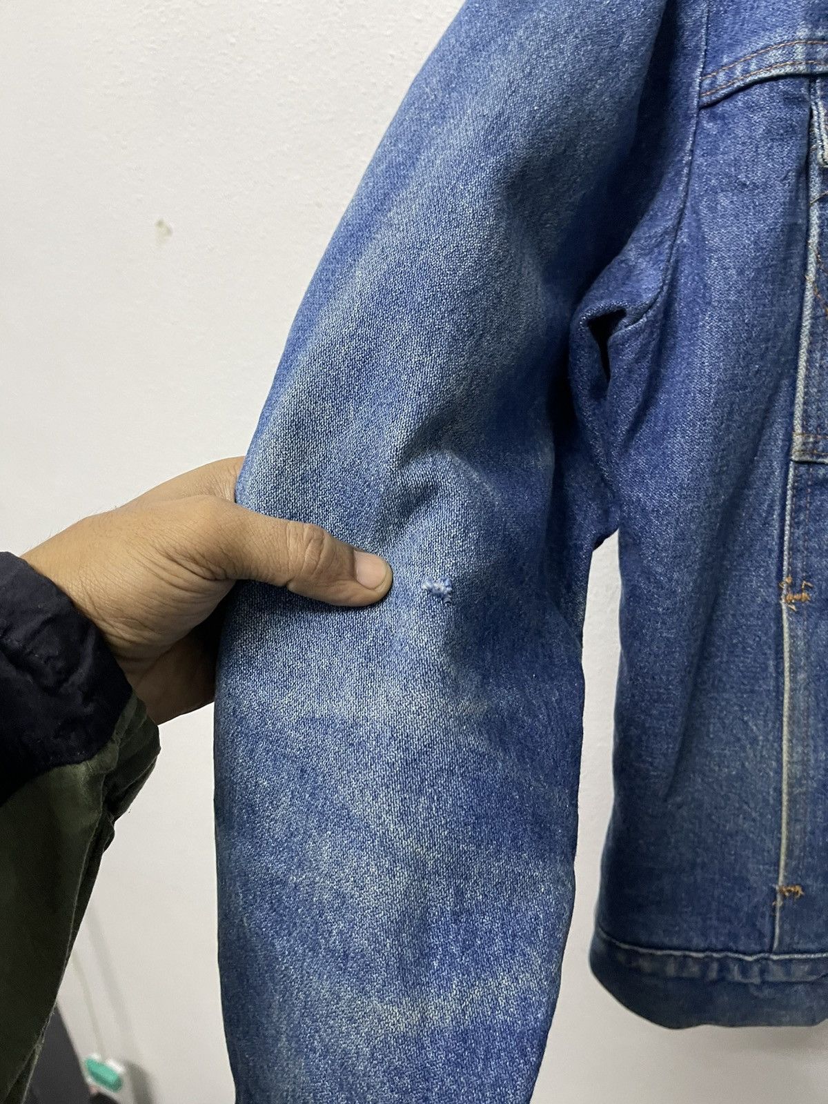 Wrangler 80s WRANGLER SHERPA FLEECE WESTERN DENIM JACKET RARE Size US M / EU 48-50 / 2 - 9 Thumbnail