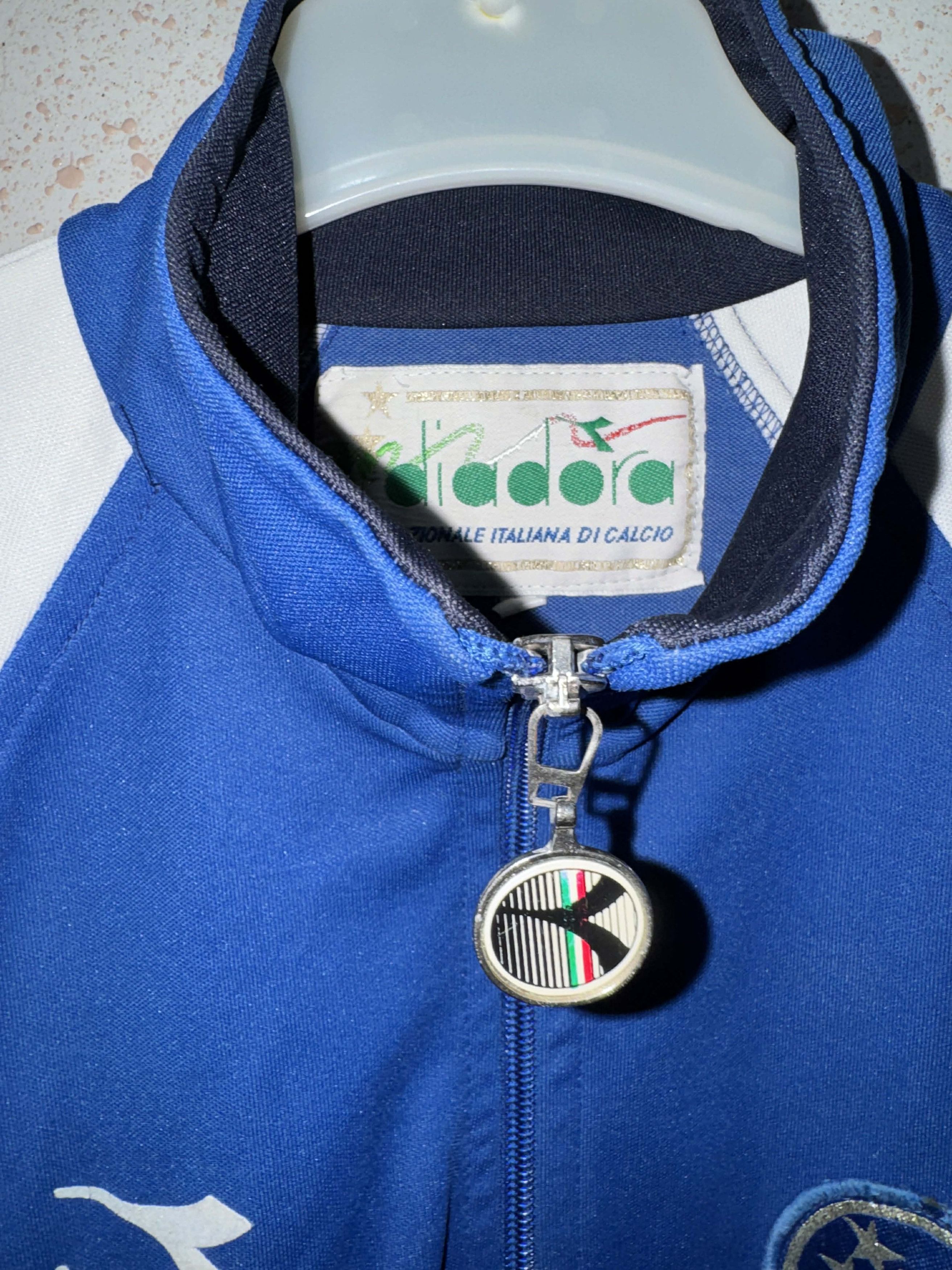 Diadora Italy 1990/91 Vintage Diadora Jacket Player Issue Size US L / EU 52-54 / 3 - 3 Thumbnail