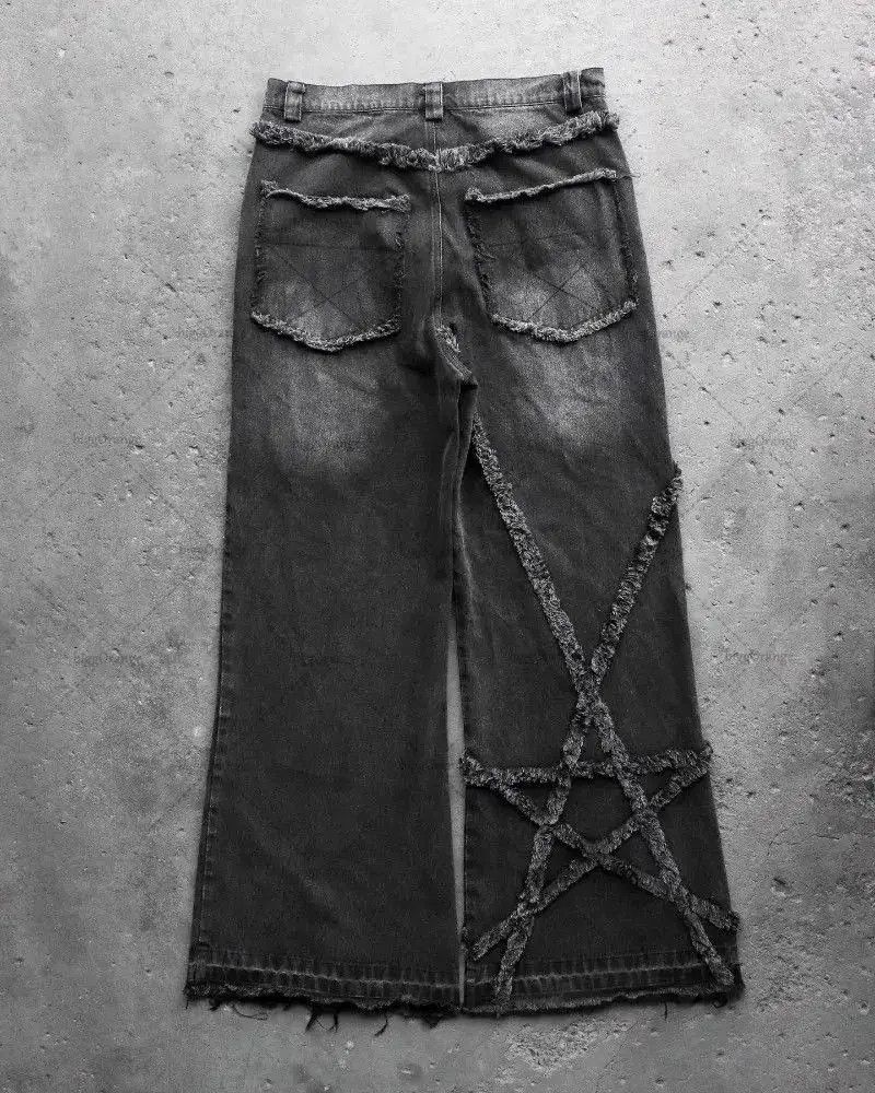 Japanese Brand High Street retro star jeans Size US 32 / EU 48 - 2 Thumbnail