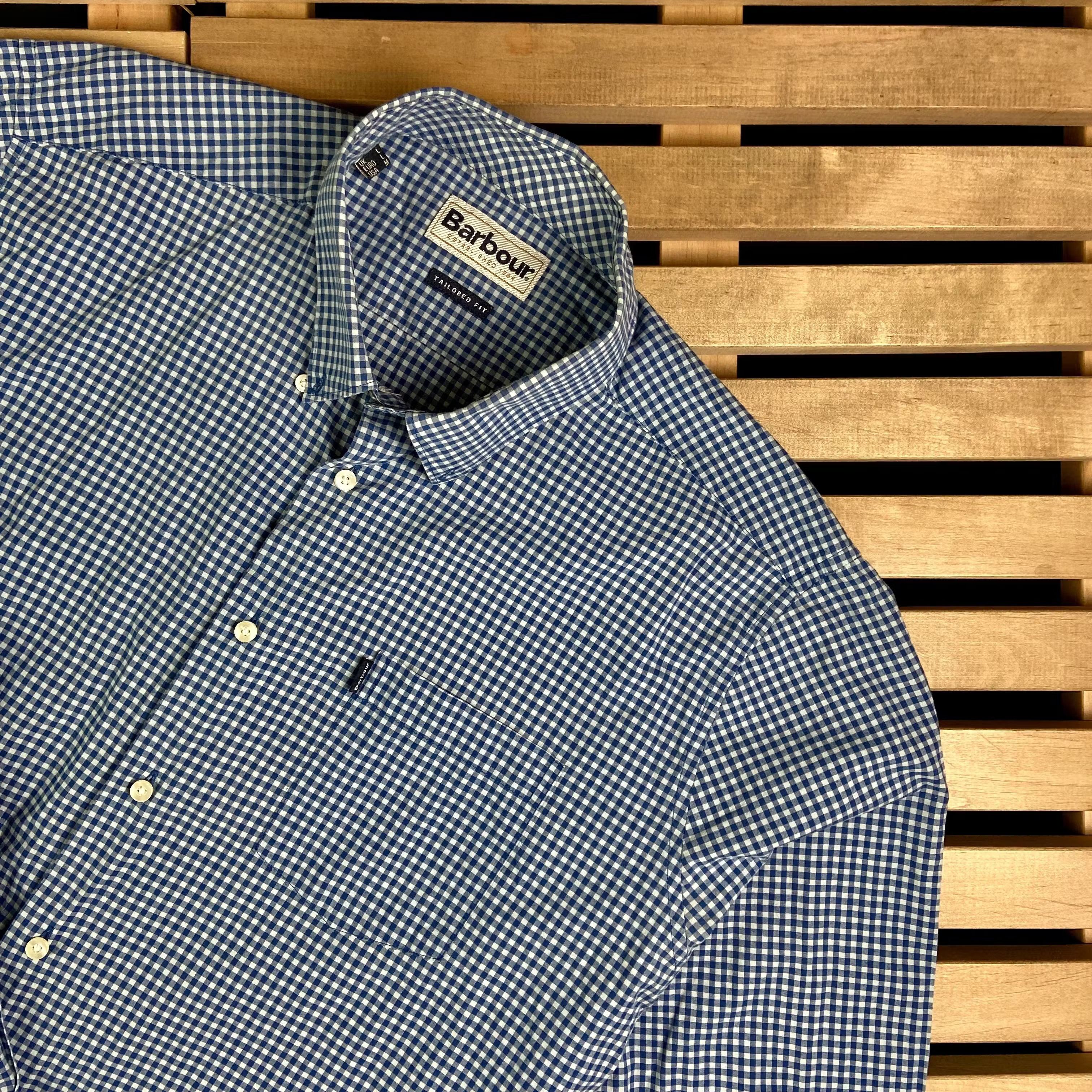 Barbour Mens Shirt Long Sleeve Barbour Size L Blue Size US L / EU 52-54 / 3 - 2 Thumbnail
