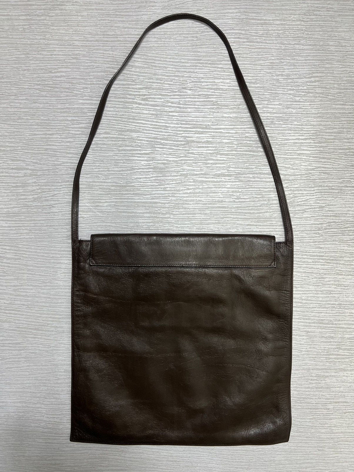 Gucci Gucci - Tom Ford - Brown Leather Shoulder Bag Size ONE SIZE - 3 Thumbnail