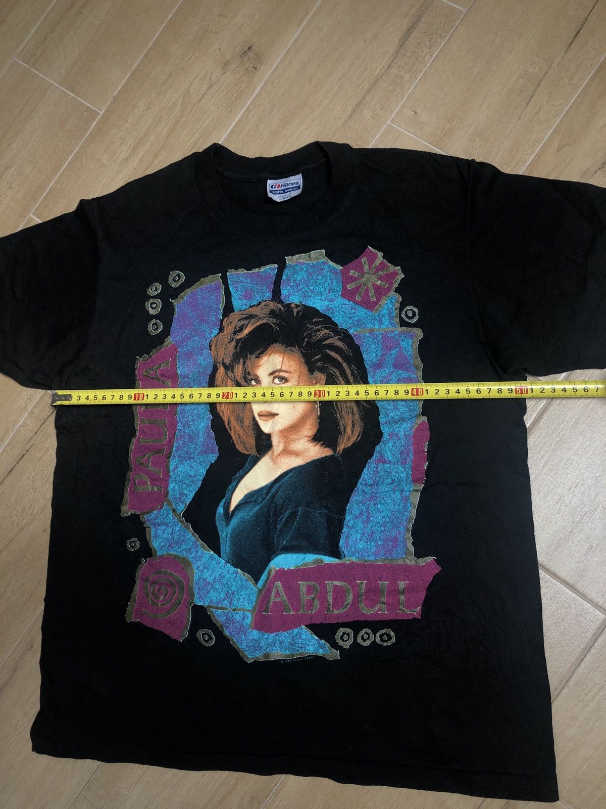 Band Tees 1990 PAULA ABDUL RAP TEE DOUBLE SIDED GRAPHIC BAND T-SHIRT Size US M / EU 48-50 / 2 - 8 Thumbnail