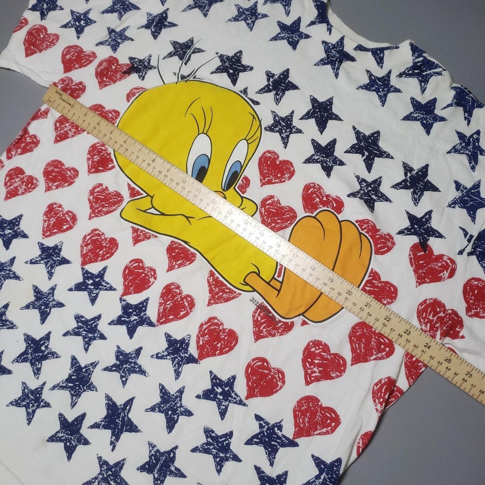 Vintage Vintage 90s Tweety Bird screen printed tee Womens 2XL Size XXL / US 16-18 / IT 52-54 - 7 Thumbnail