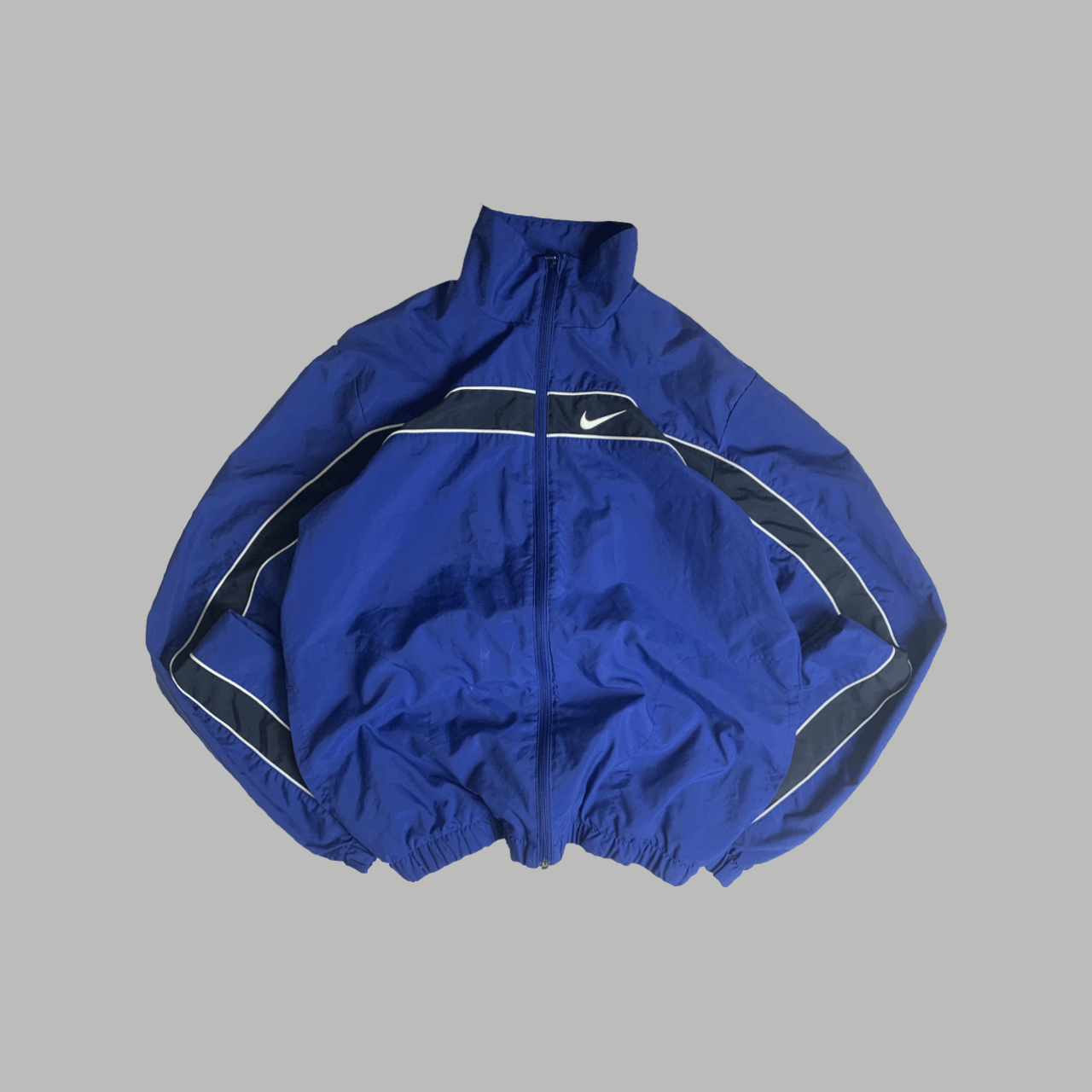 Nike × Vintage Vintage Nike Y2K Swoosh Windbreaker Tracksuit Jacket Size US M / EU 48-50 / 2 - 2 Thumbnail