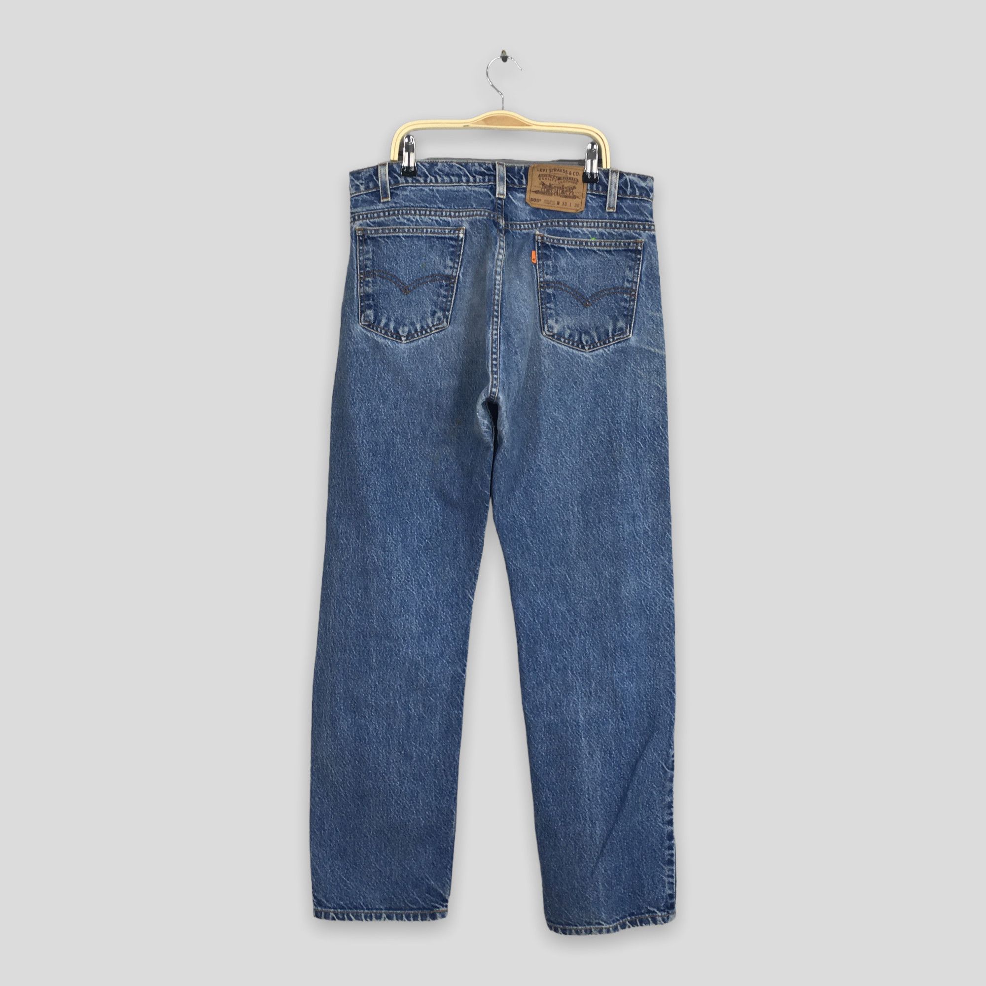 Jean Size 32x29 Vintage Levis 505 Blue High Waisted Jeans Size US 32 / EU 48 - 9 Thumbnail
