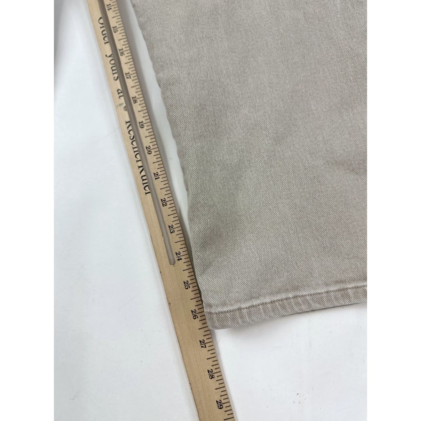 Vintage VINTAGE Crazy Horse Jeans Women 16P Khaki Beige Horse Petite 16P Jeans Womens Khakis Vintage Size 38" / US 16 / IT 52 - 5 Thumbnail