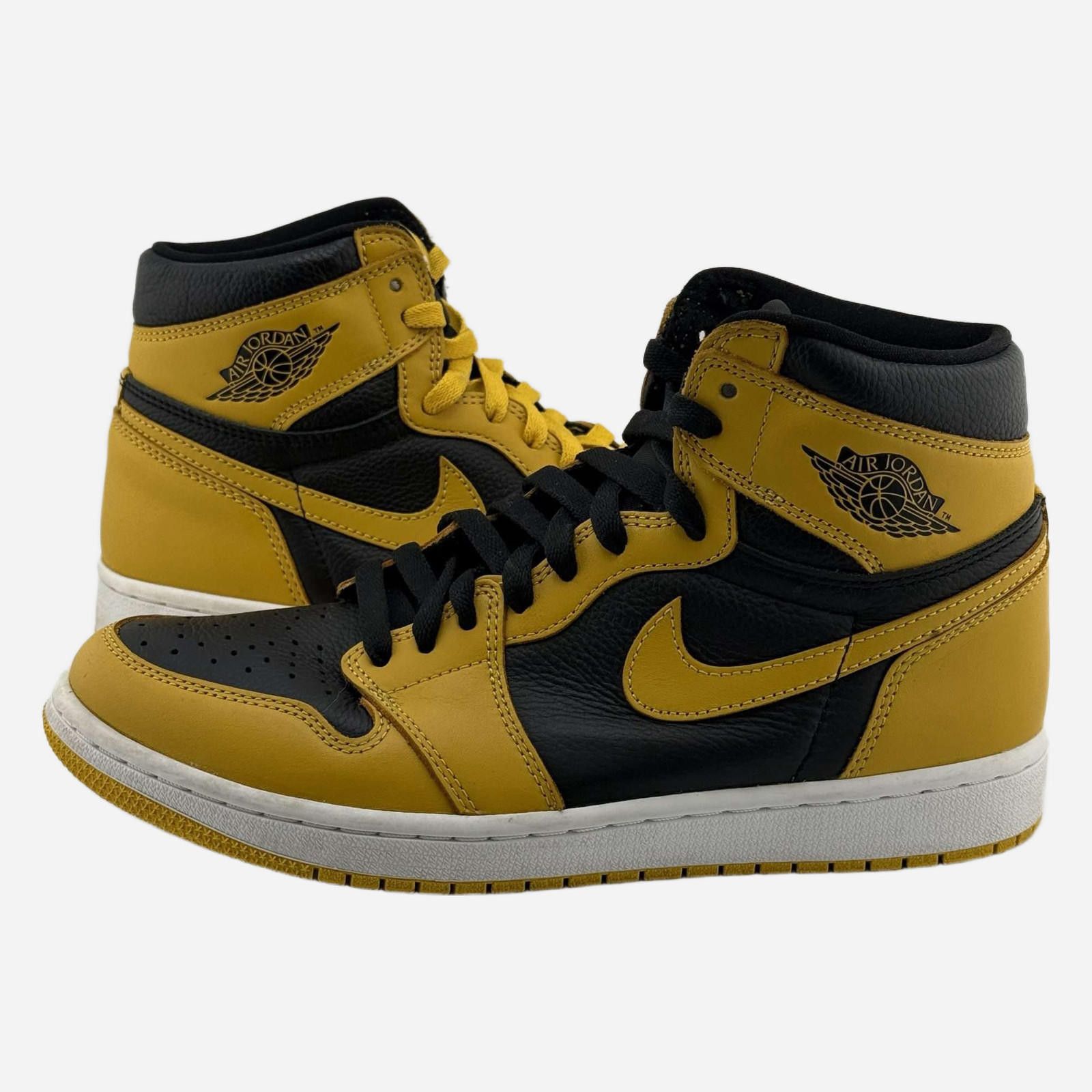Nike Air Jordan 1 Retro High Pollen Black Yellow 8.5 Used Size US 8.5 / EU 41-42 - 1 Thumbnail