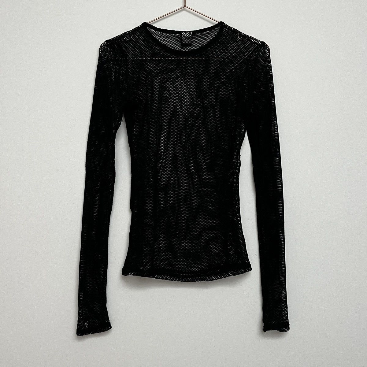 Vintage Vintage 90s Skull Mesh Long Sleeve Shirt (unisex) Size US M / EU 48-50 / 2 - 7 Thumbnail