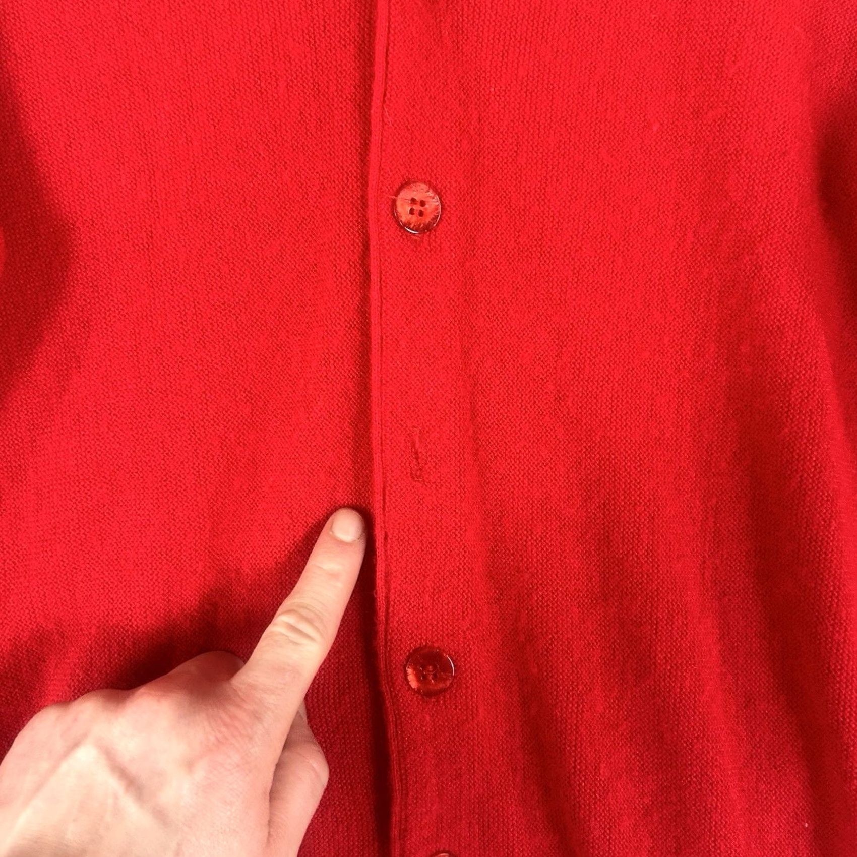 Vintage VINTAGE Jefflinks Lord Jeff Cardigan Golf Sweater Mens XL Red 100% Dupont Orlon 80s Classic USA Boys? Size US XL / EU 56 / 4 - 5 Thumbnail
