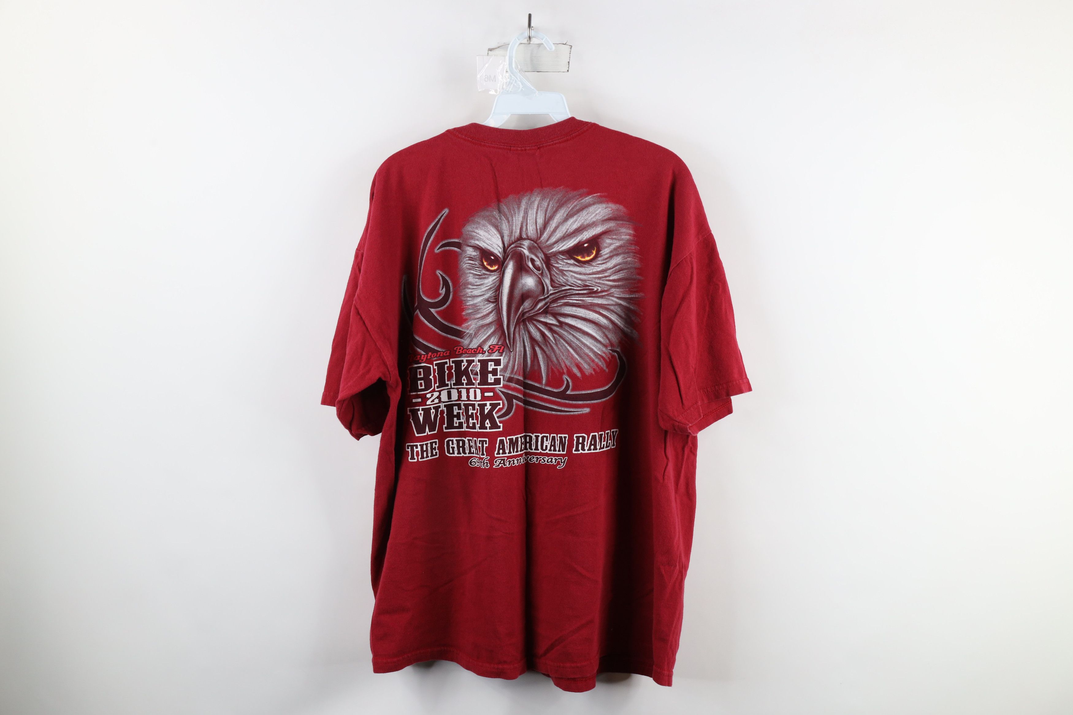 Vintage Vintage Y2K Daytona Beach Bike Week Eagle Tribal T-Shirt Size US XL / EU 56 / 4 - 9 Thumbnail