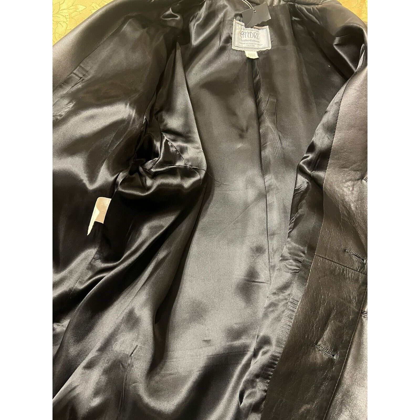 Other Creations De Cuir Andre Leather Vintage Coat Size 50 Men’s Size US XXL / EU 58 / 5 - 9 Thumbnail