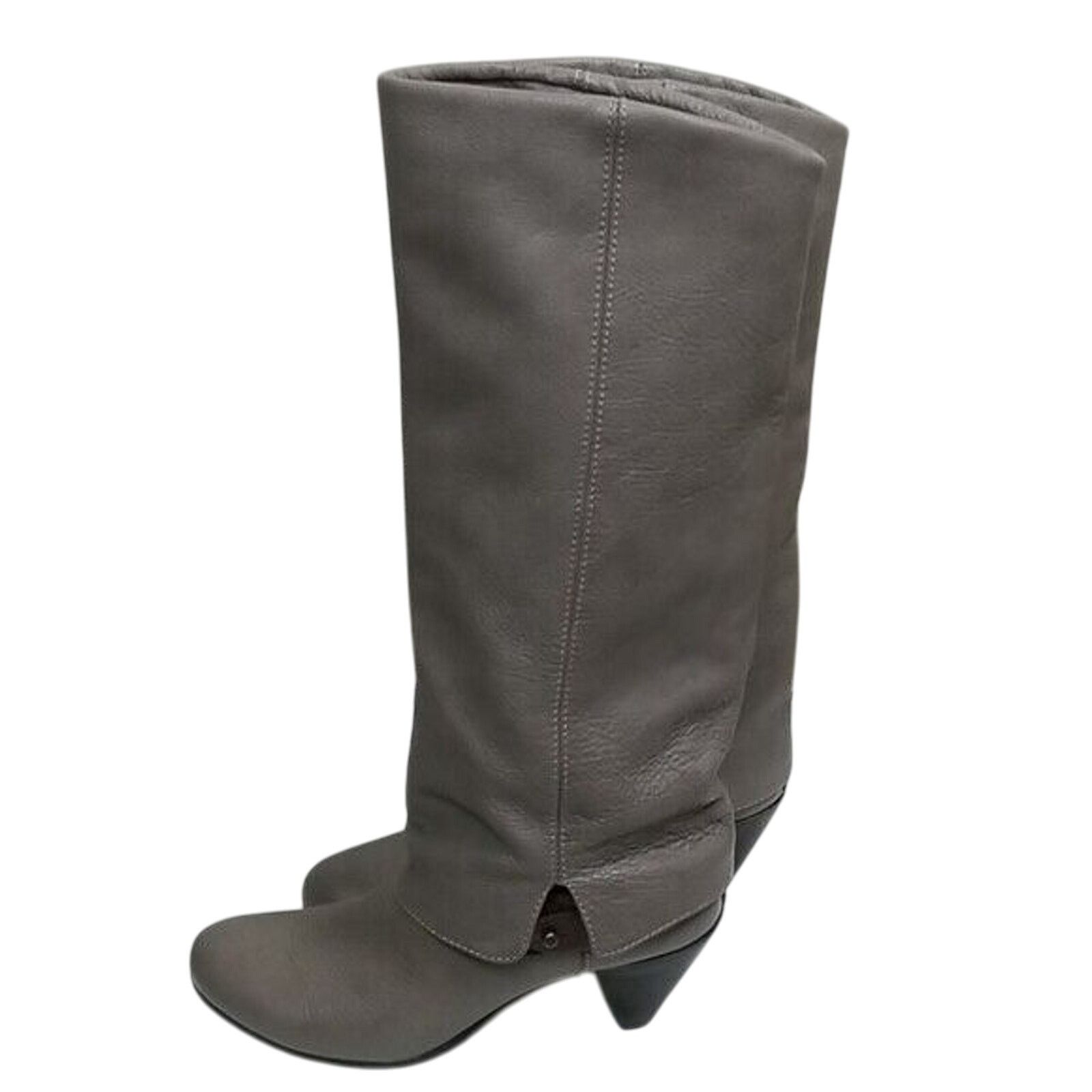 MILLY Lili Milll Mid Calf Boots Leather Heeled Boots Pull On Size US 8 / EU 41 - 5 Thumbnail