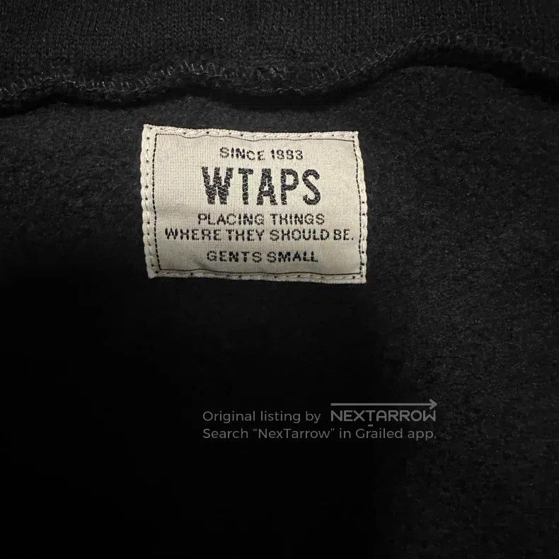 Wtaps Wtaps Black fleece zip hoodie Size US S / EU 44-46 / 1 - 4 Thumbnail