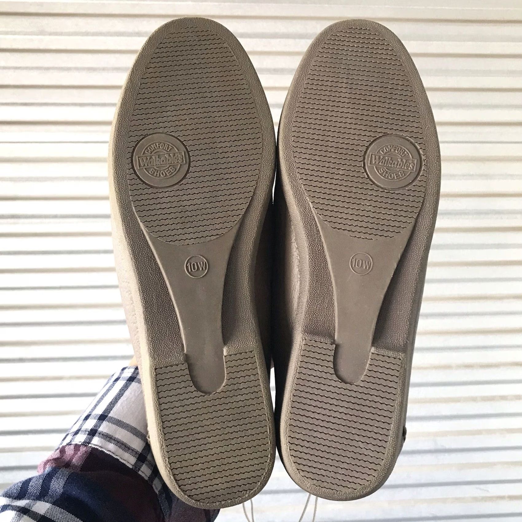 Vintage Walkables Women Taupe Woven Leather Tassel Slip-On Comfort Moccasins Loafers 10W Size US 10 / IT 40 - 4 Thumbnail