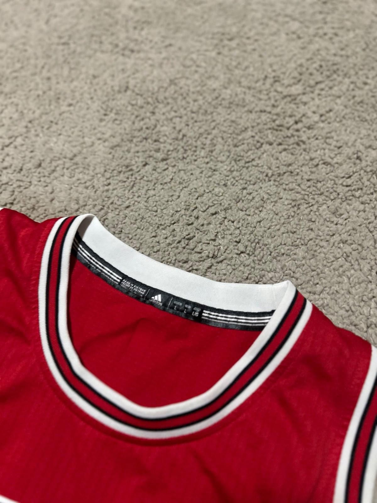 Adidas Vintage Adidas Chicago Bulls Derrick Rose #1 Red NBA Jersey Size US L / EU 52-54 / 3 - 4 Thumbnail