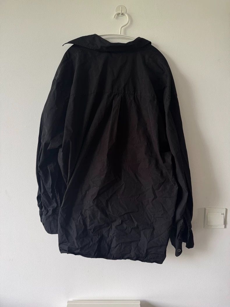 Our Legacy Our Legacy size48 Pure black long-sleeved shirt Size US M / EU 48-50 / 2 - 2 Thumbnail