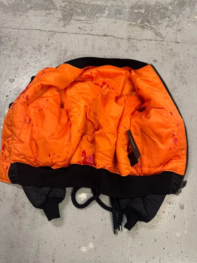 PHENOMENON AW2010 Phenomenon Knot Black Nylon Bomber Jacket Size US XS / EU 42 / 0 - 6 Thumbnail