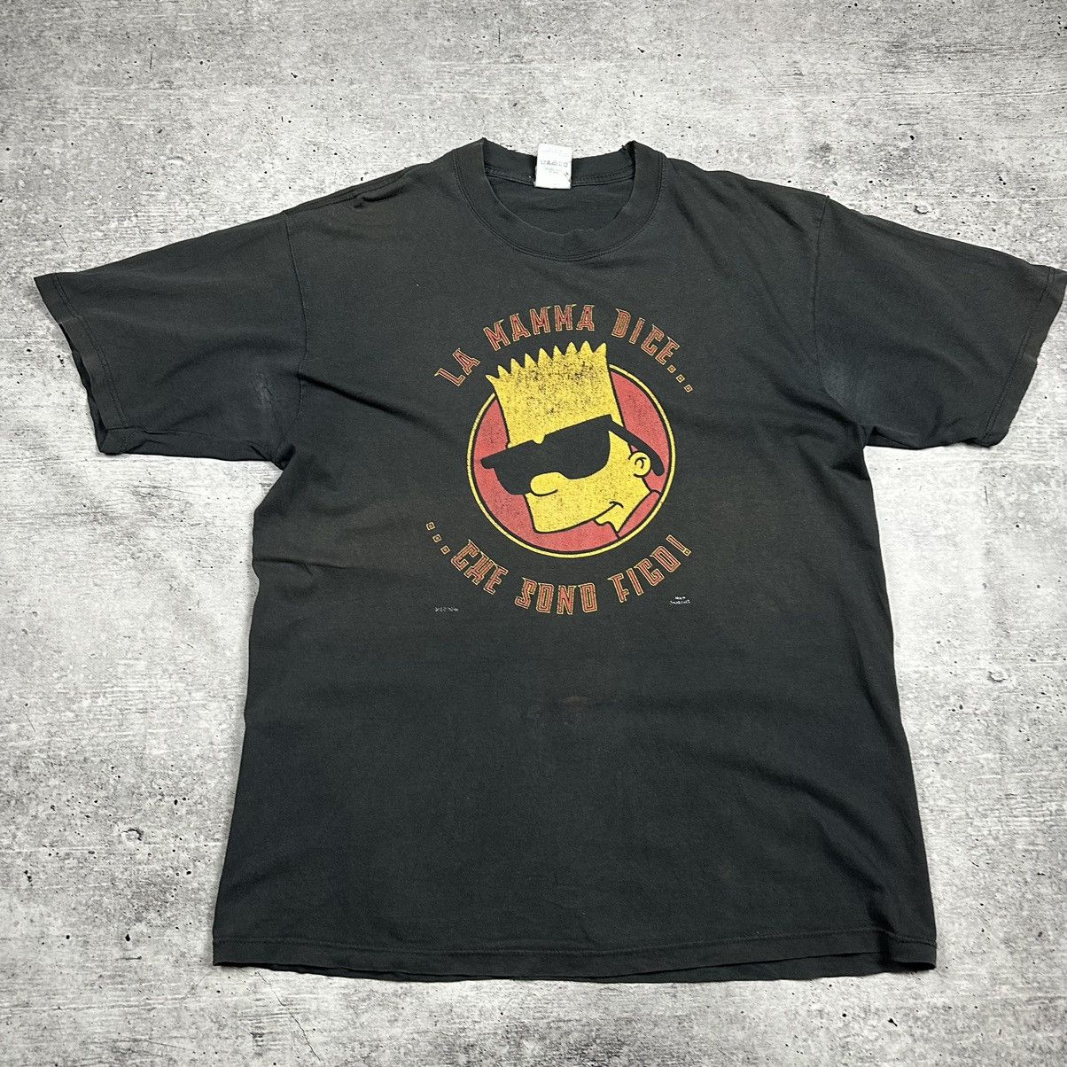 The Simpsons Vintage Jerzees The Simpsons Bart 1999 Black Size US L / EU 52-54 / 3 - 1 Thumbnail