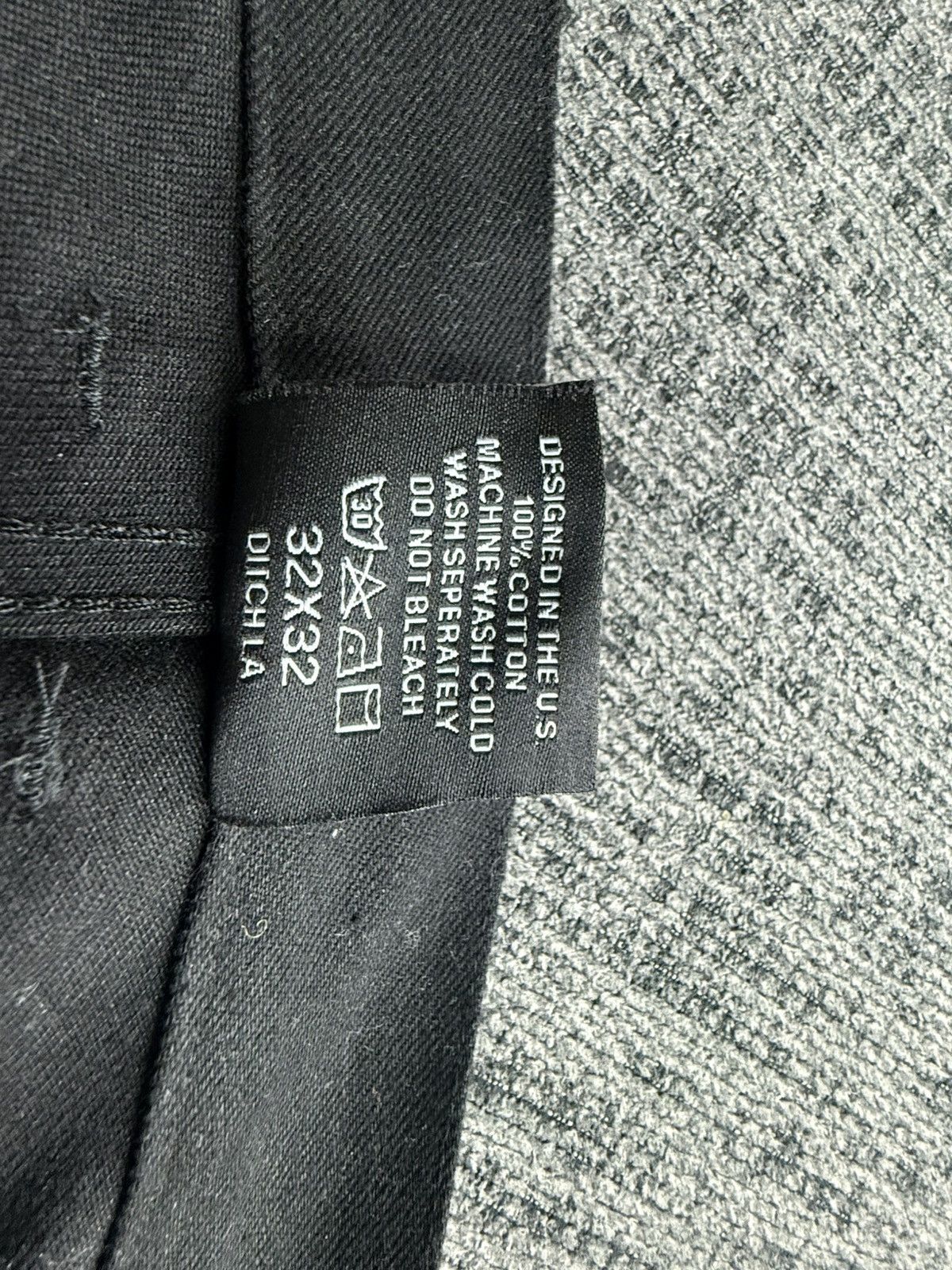 Other Ditch Japanese Selvedge Slub Denim (Jet Black) Size US 32 / EU 48 - 6 Thumbnail