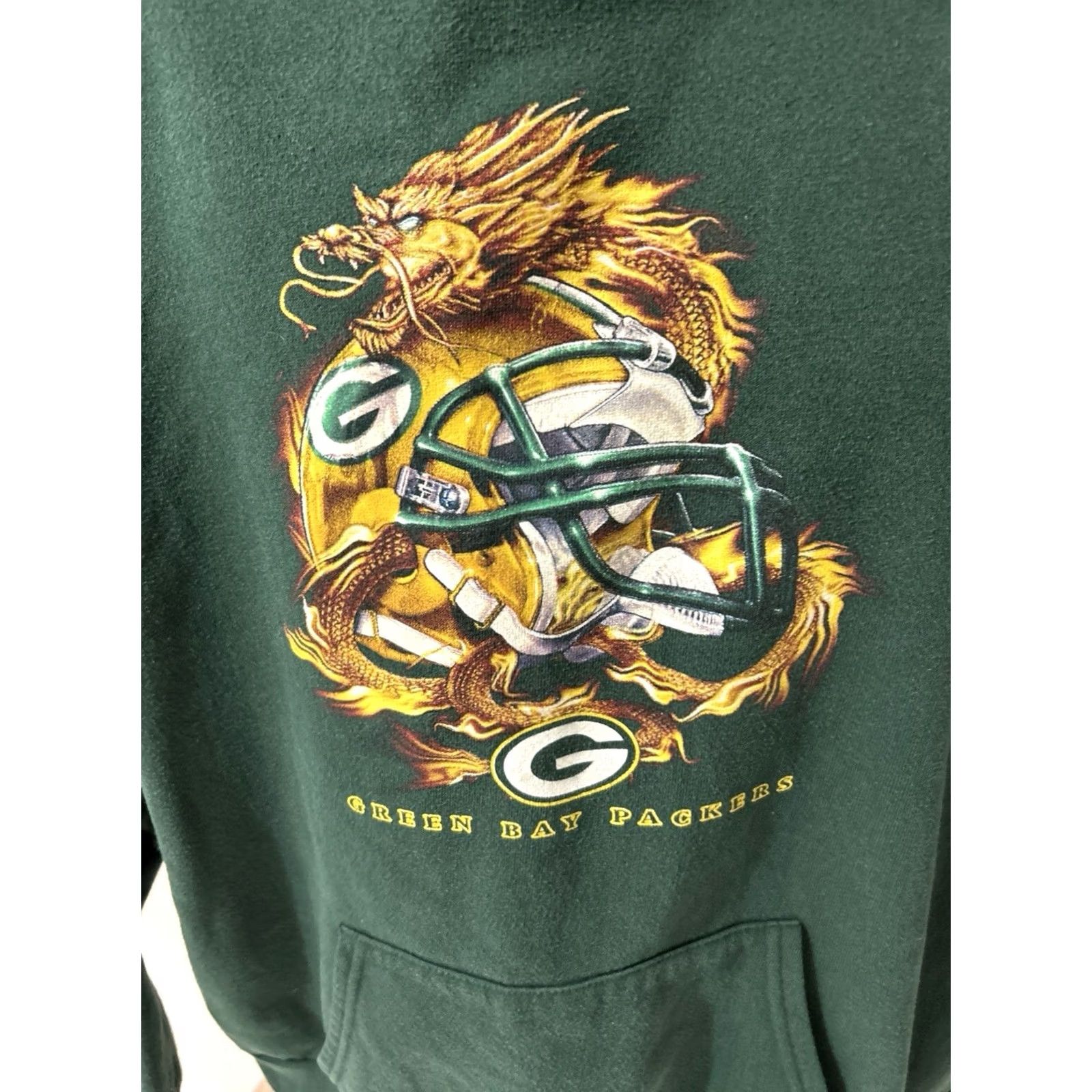 NFL Vintage Green Bay Packers Sweatshirt Hoodie Pullover Men Large NFL Tag Size US L / EU 52-54 / 3 - 6 Thumbnail
