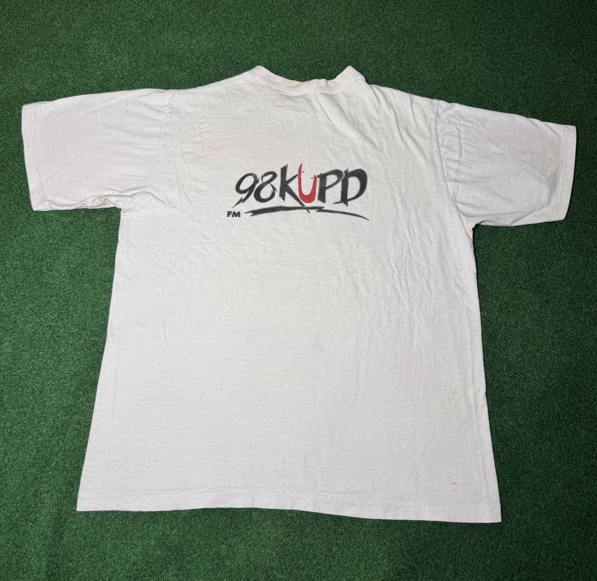 Coca Cola × Vintage Vtg 80s Cherry Coke RARE Big Lips Graphic Hip Hop T Shirt Size US L / EU 52-54 / 3 - 4 Thumbnail