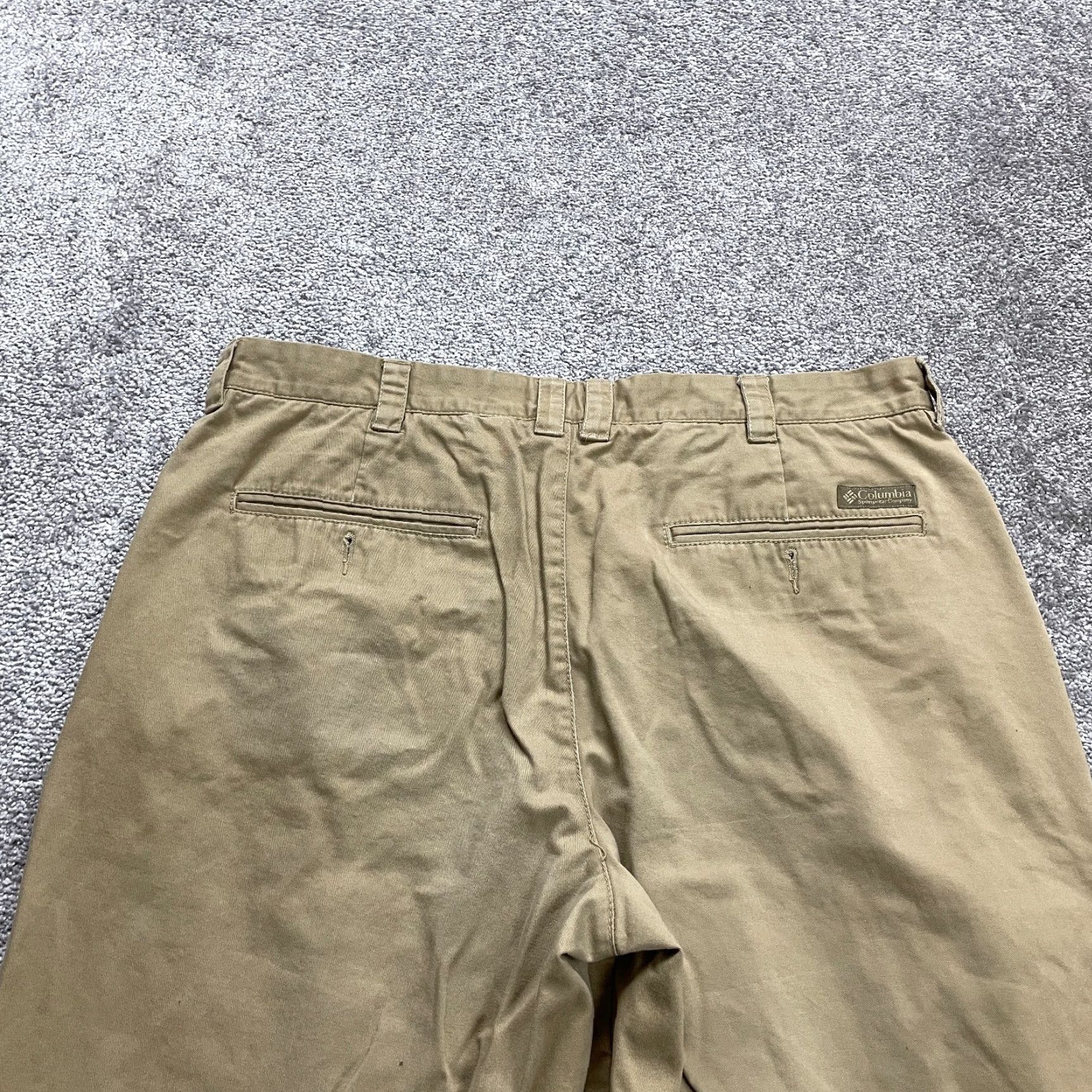 Vintage Columbia Pants 38 Brown Chino Cotton Flat Front Straight Leg Casual Mens Size US 38 / EU 54 - 4 Thumbnail