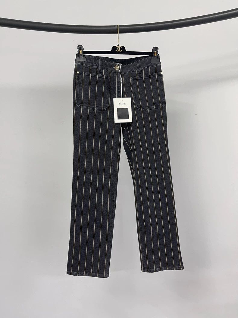 Chanel Chanel Black jeans Size 25" / US 0 / IT 36 - 1 Thumbnail