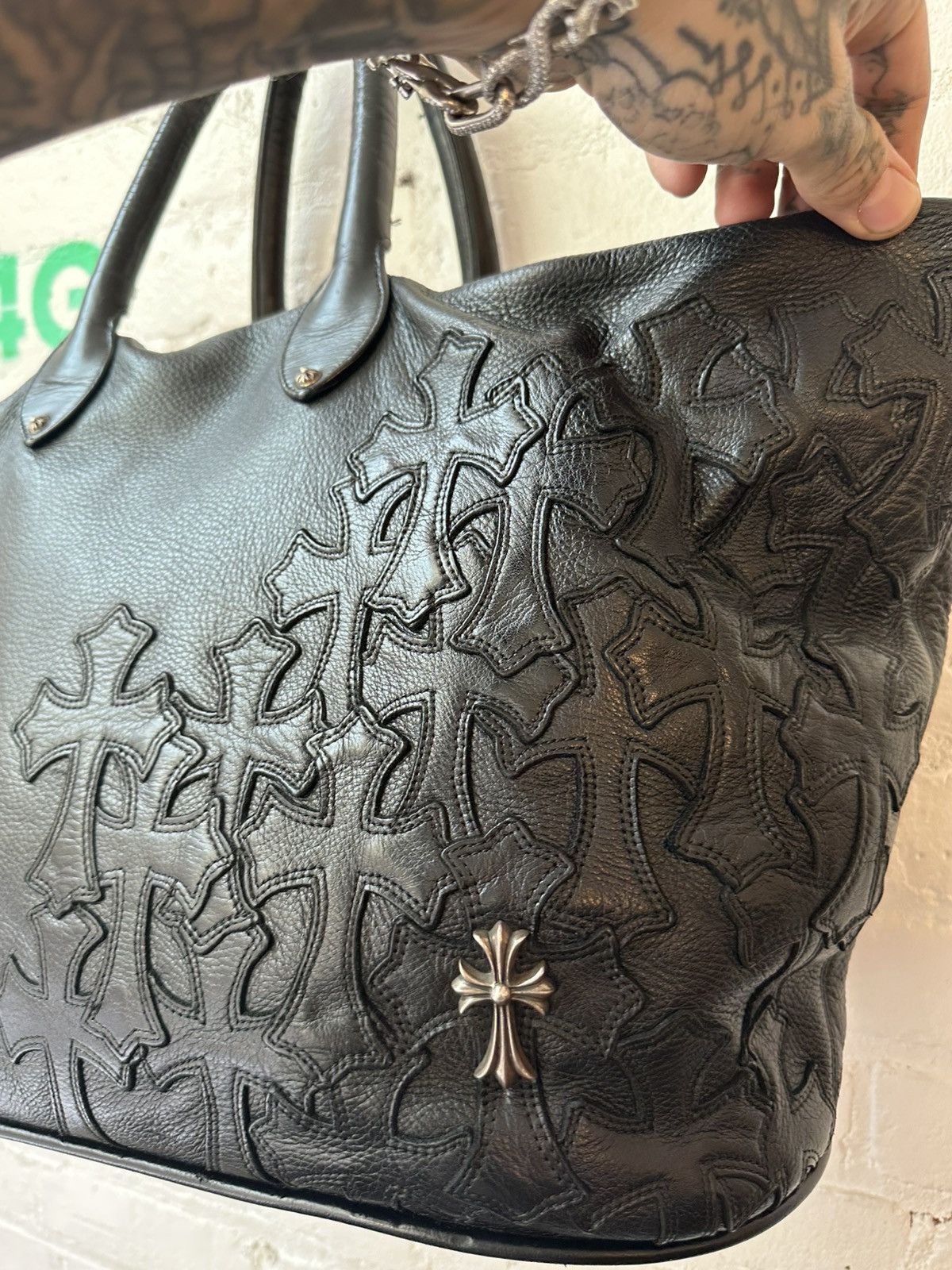 Chrome Hearts Chrome Hearts HUGE FLOODED CROSS BAG DUFFLE TRAVEL Size ONE SIZE - 1 Thumbnail