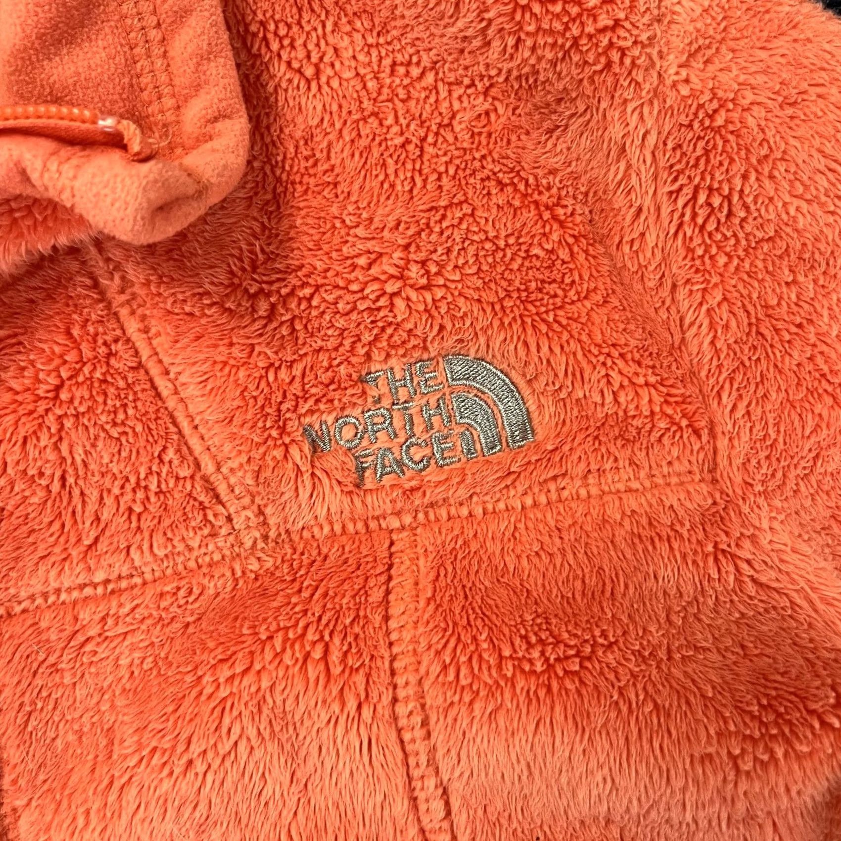 The North Face VINTAGE? No. North Face Jacket Womens Small Orange Fuzzy Fleece Full Zip Outdoors Hiking Warm Size S / US 4 / IT 40 - 3 Thumbnail
