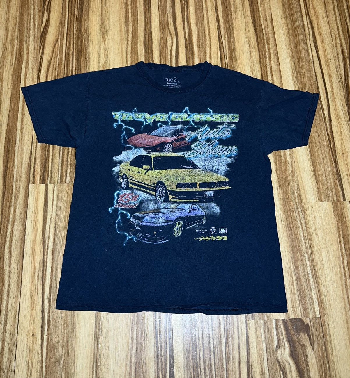 rue21 Rue21 Tokyo Classic Auto Show Men's Car Graphic T-Shirt Size US L / EU 52-54 / 3 - 1 Thumbnail