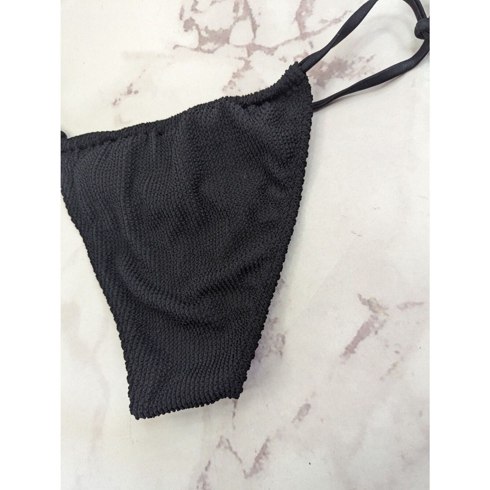 Good American Good American Swim Bottom Women 1 2 S M Black Ties Bikini Size S / US 4 / IT 40 - 8 Thumbnail
