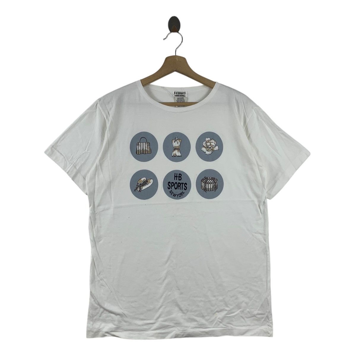 Henri Bendel Vintage HENRI BENDEL NEW YORK Sports Collection Tee Shirt Size US M / EU 48-50 / 2 - 1 Thumbnail