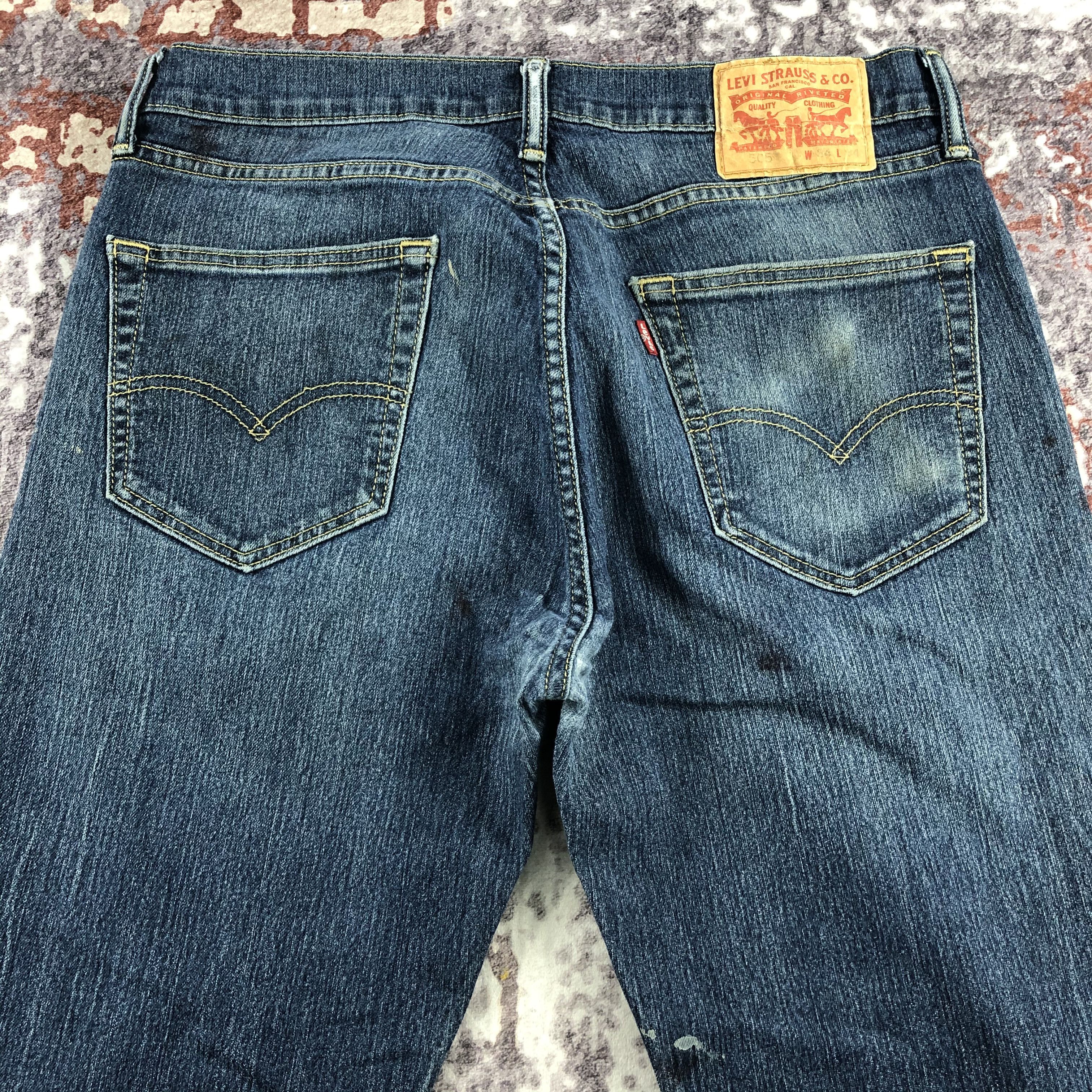 Levi's × Vintage Vintage Blue Wash Levis 505 Jeans-JM2468 Size US 33 - 5 Thumbnail